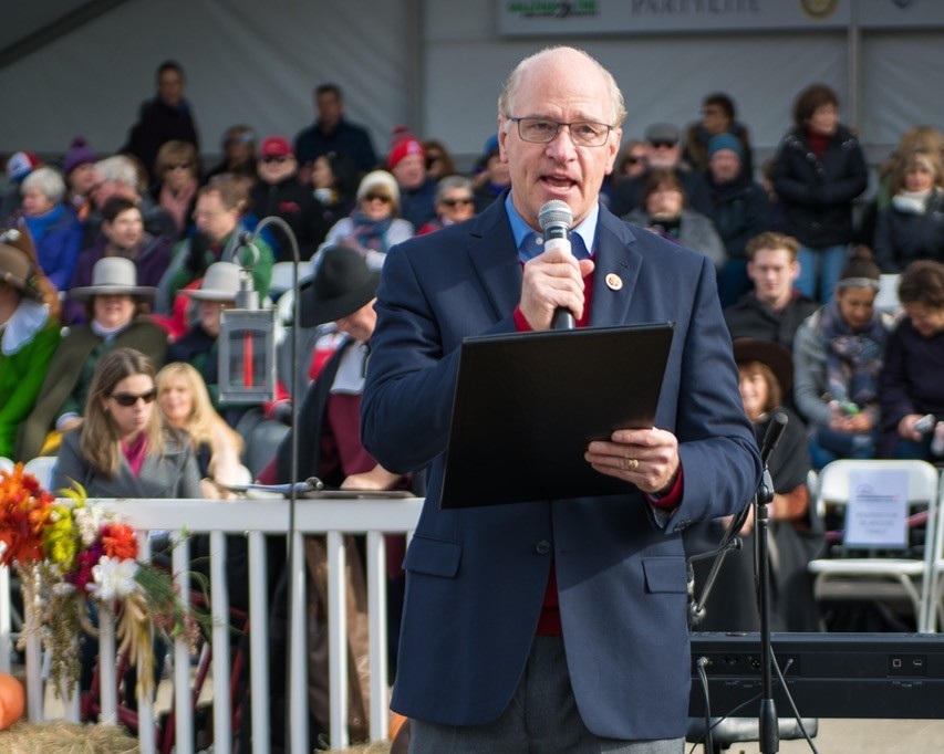 congressman william keating reading the proclamation