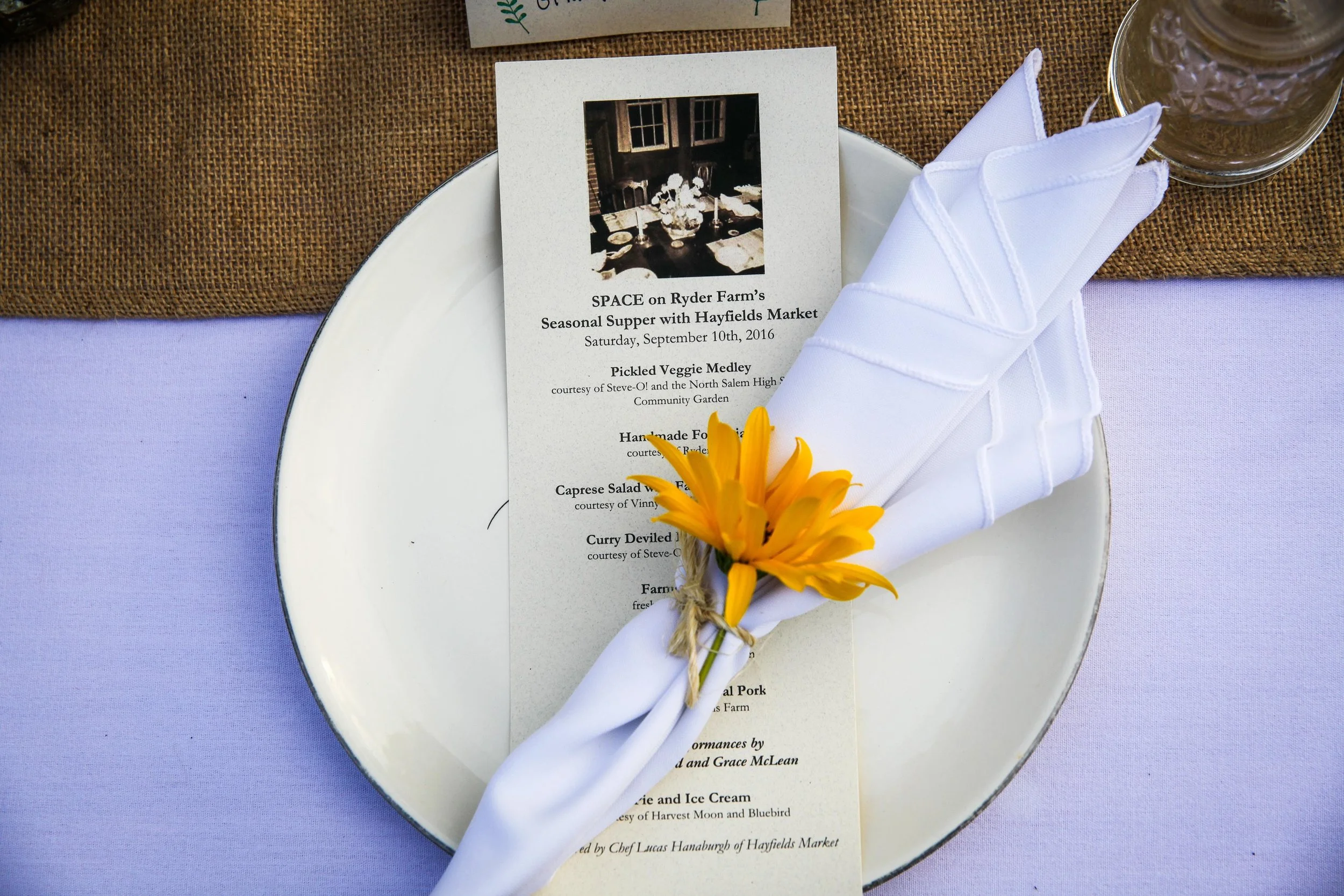 Summer Supper on Ryder Farm