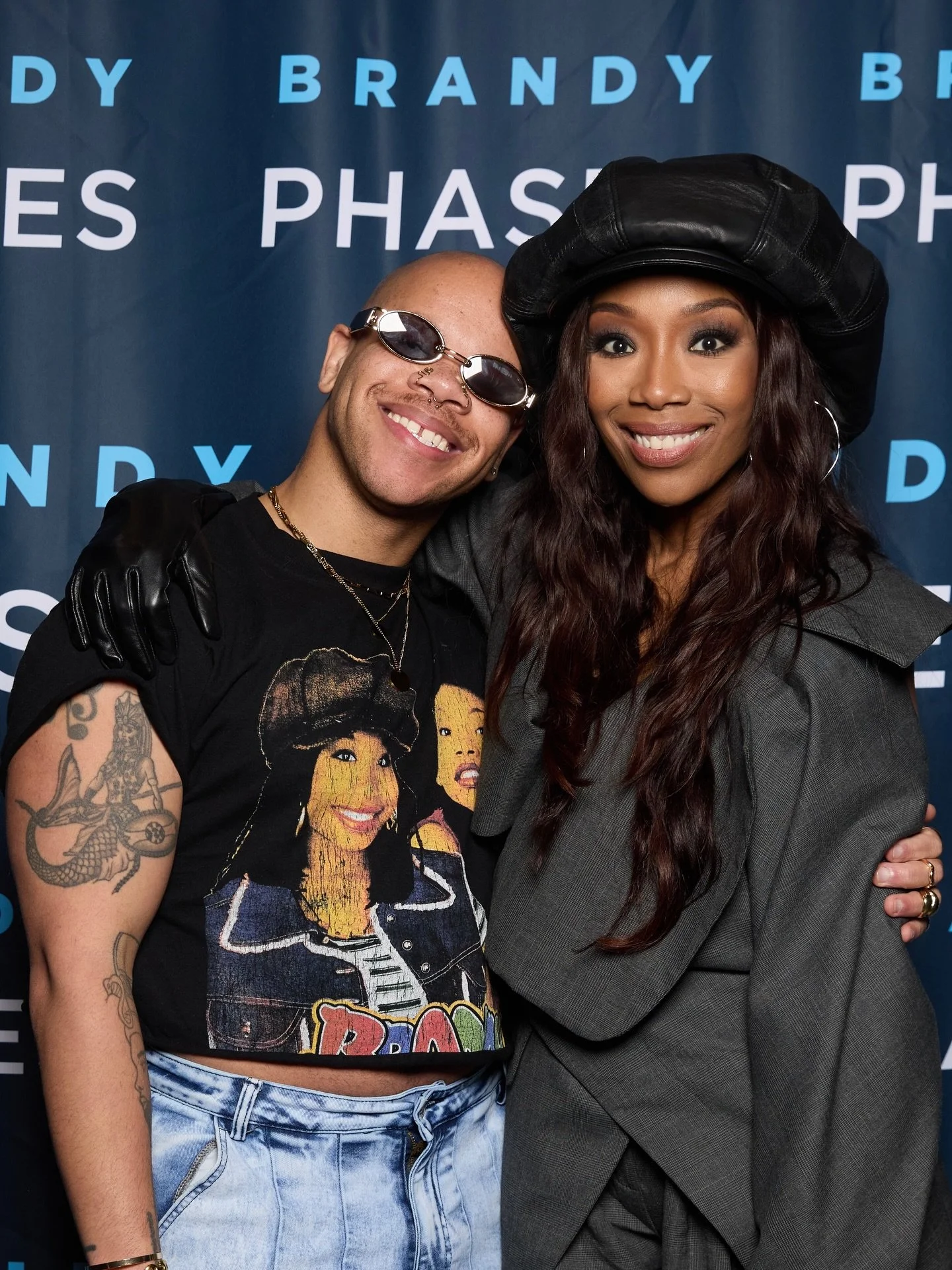 afro BEEN disiac. took a quick trip to nyc to support my girl. i love you @brandy