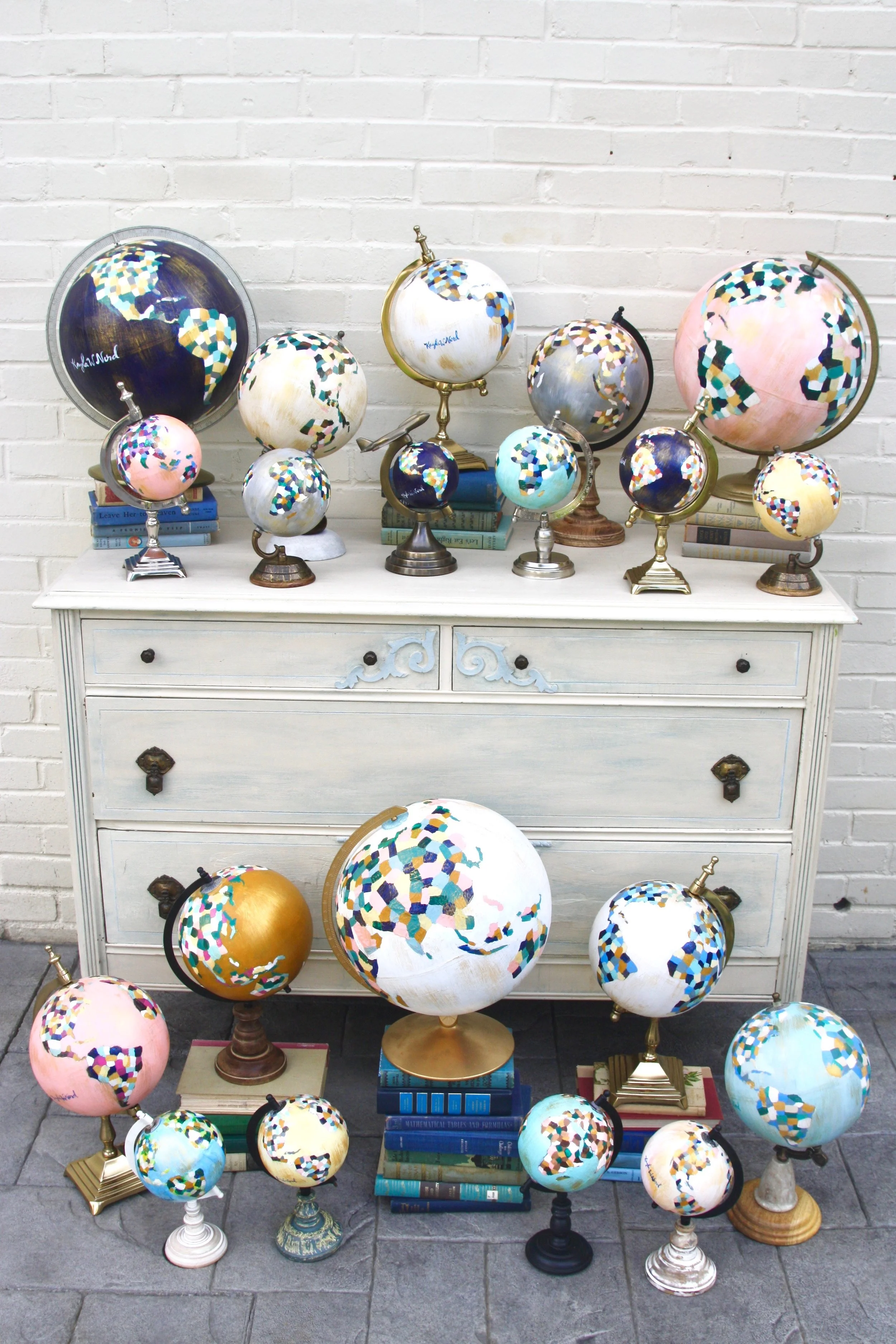 Custom Hand-Painted Globe (PRE-ORDER)