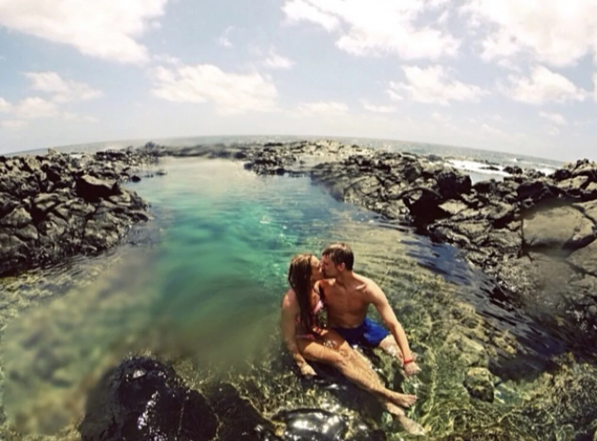 Taken by a random girl with our GoPro in Honolulu, Hawaii.