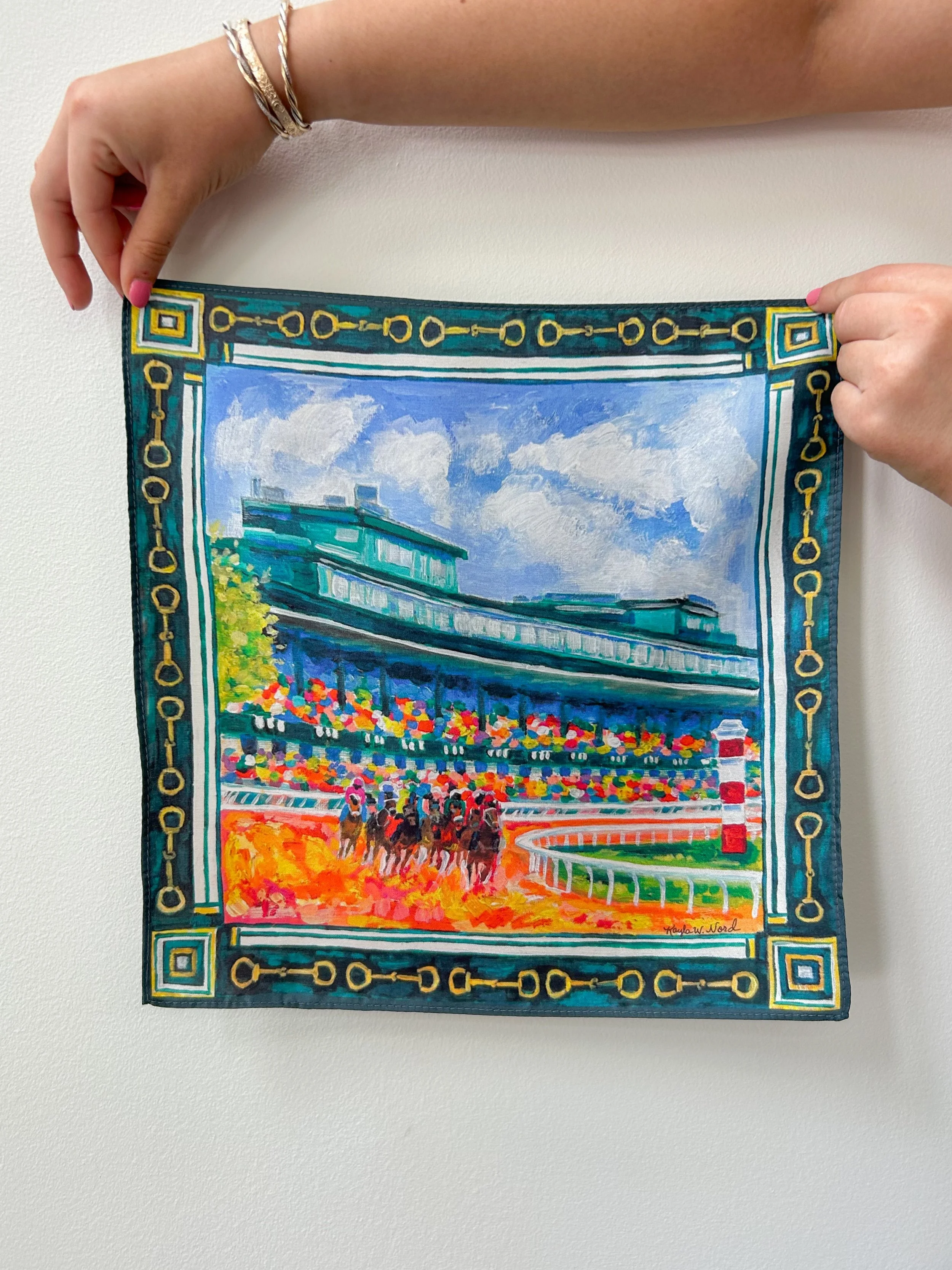 Bits of Gold Silk Pocket Square