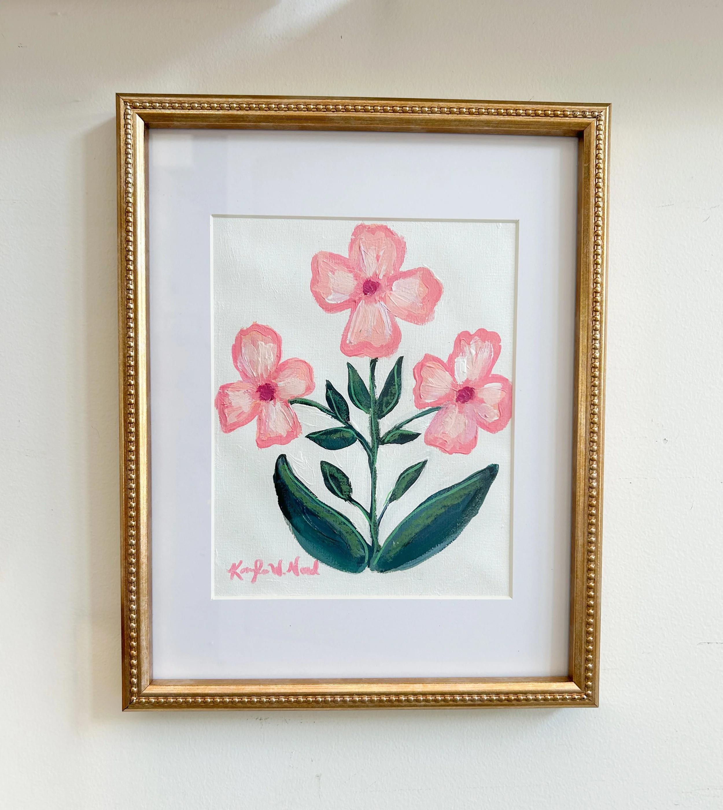 "Botanical Clara" (FRAMED ORIGINAL)