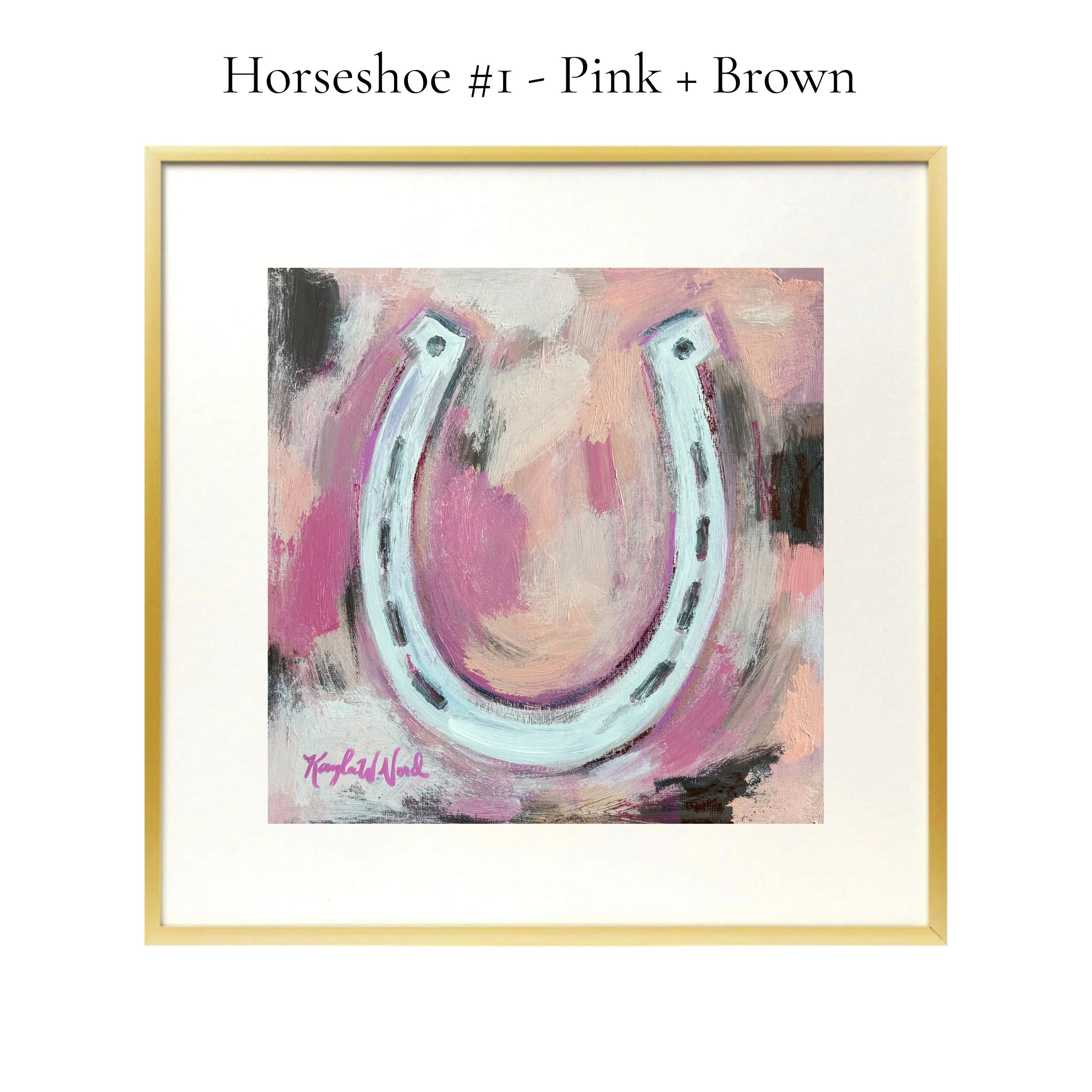 Horseshoe #1 - Pink + Brown.jpg