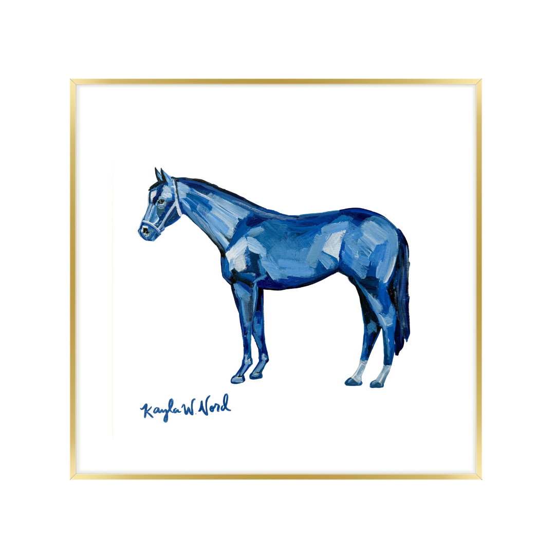 Large Framed Tthe Bluegrass" Print