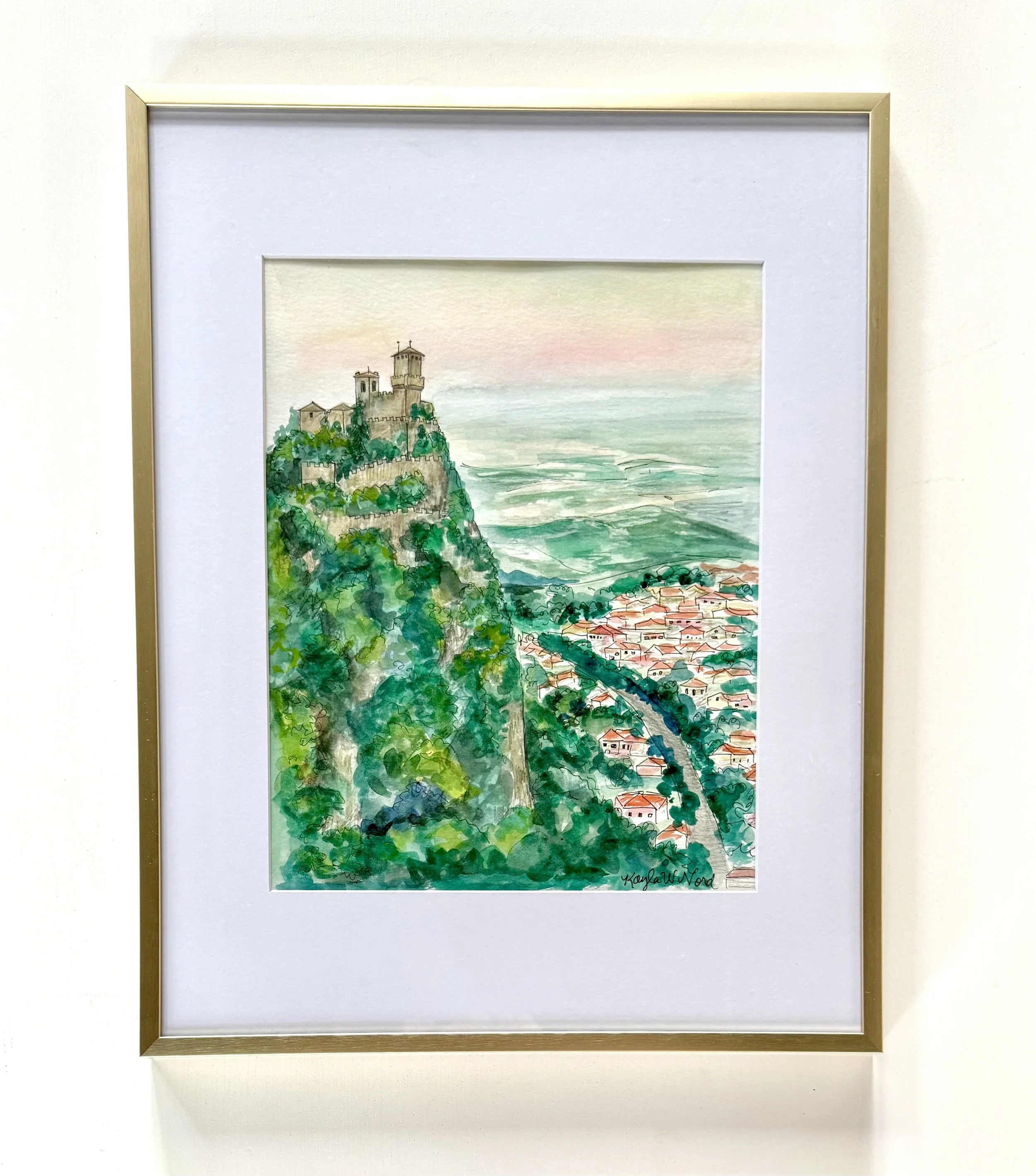 “San Marino” (ORIGINAL) FRAME INCLUDED