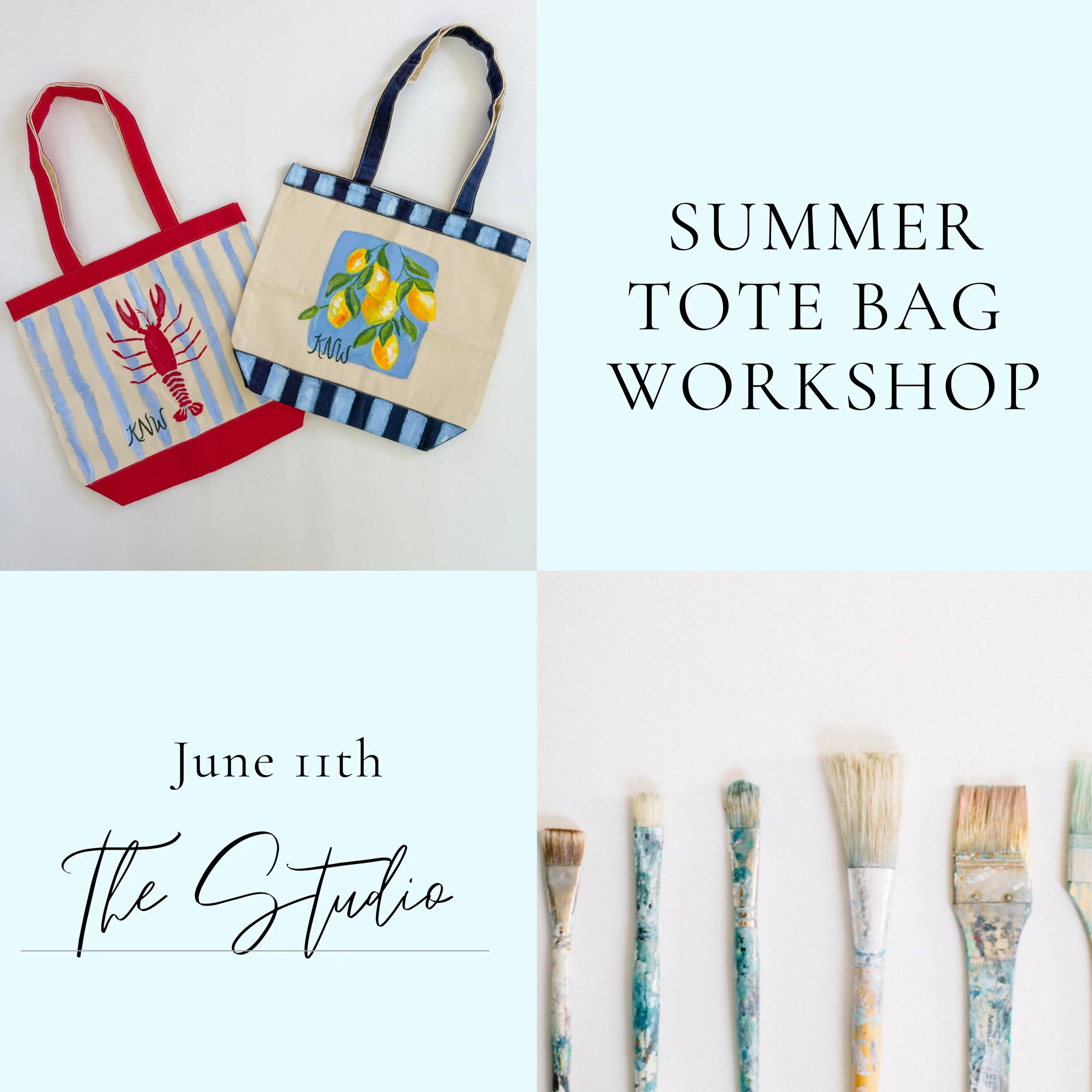 Summer Tote Bag Workshop