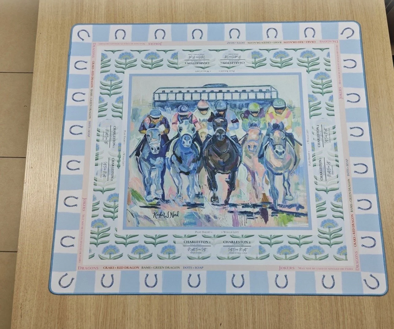 Mane Character Mahjong Mat .jpeg