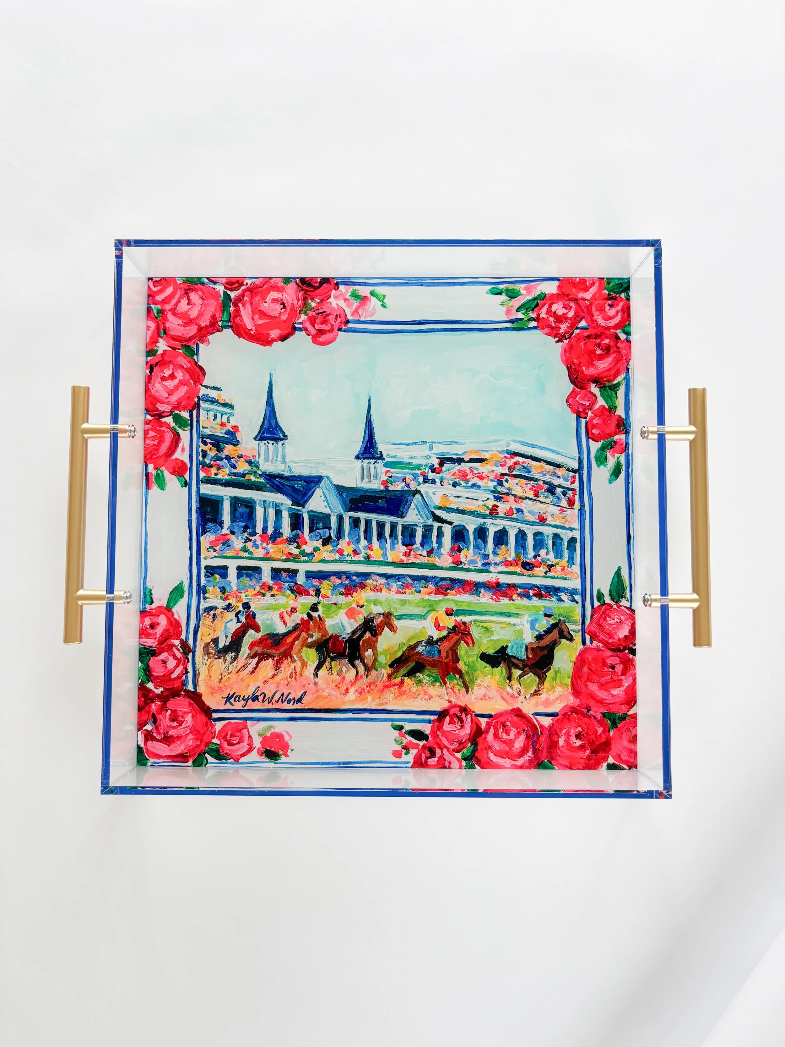 Derby Day Acrylic Tray