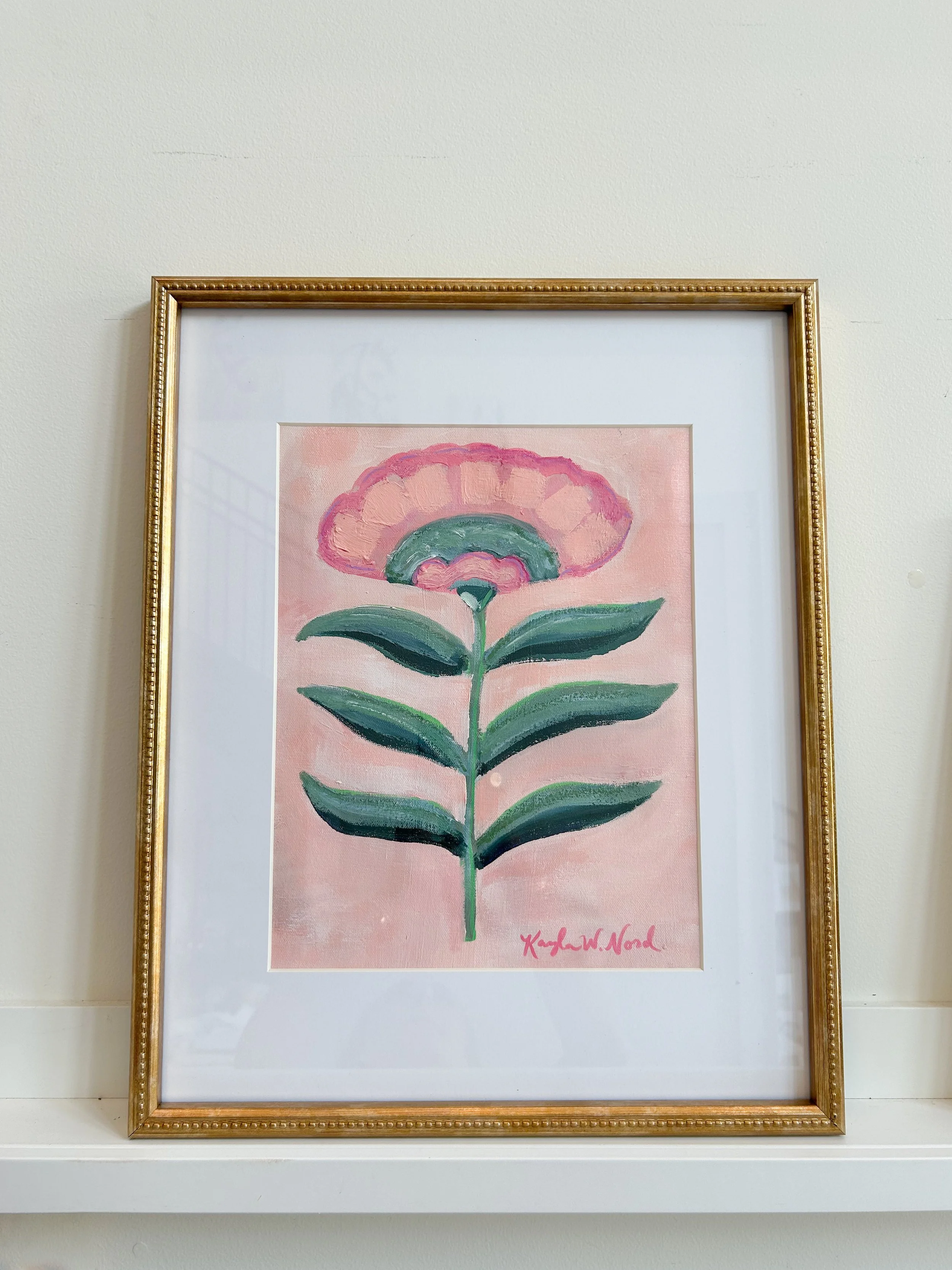 "Botanical June" (FRAMED ORIGINAL)