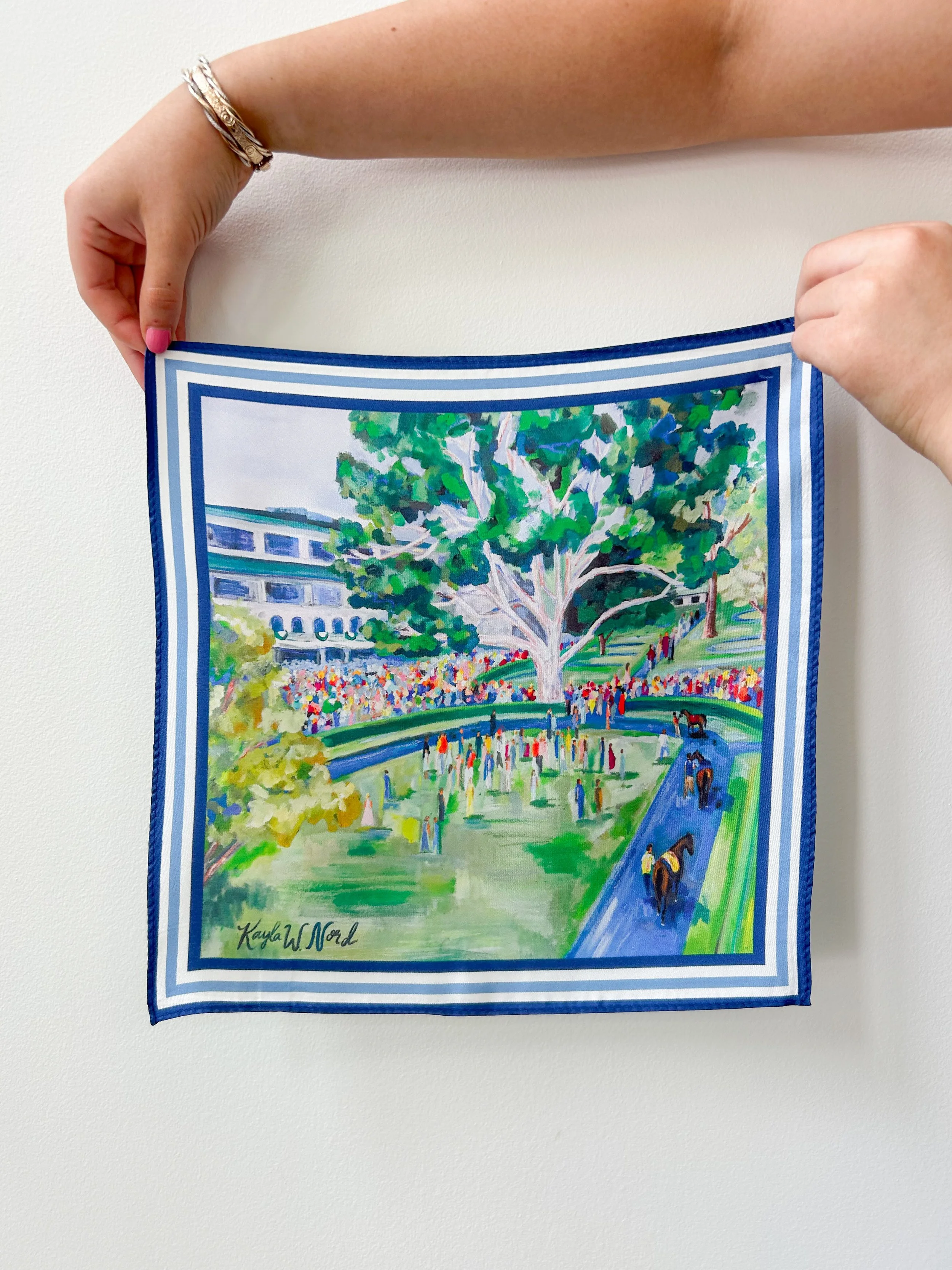 The Paddock Silk Pocket Square