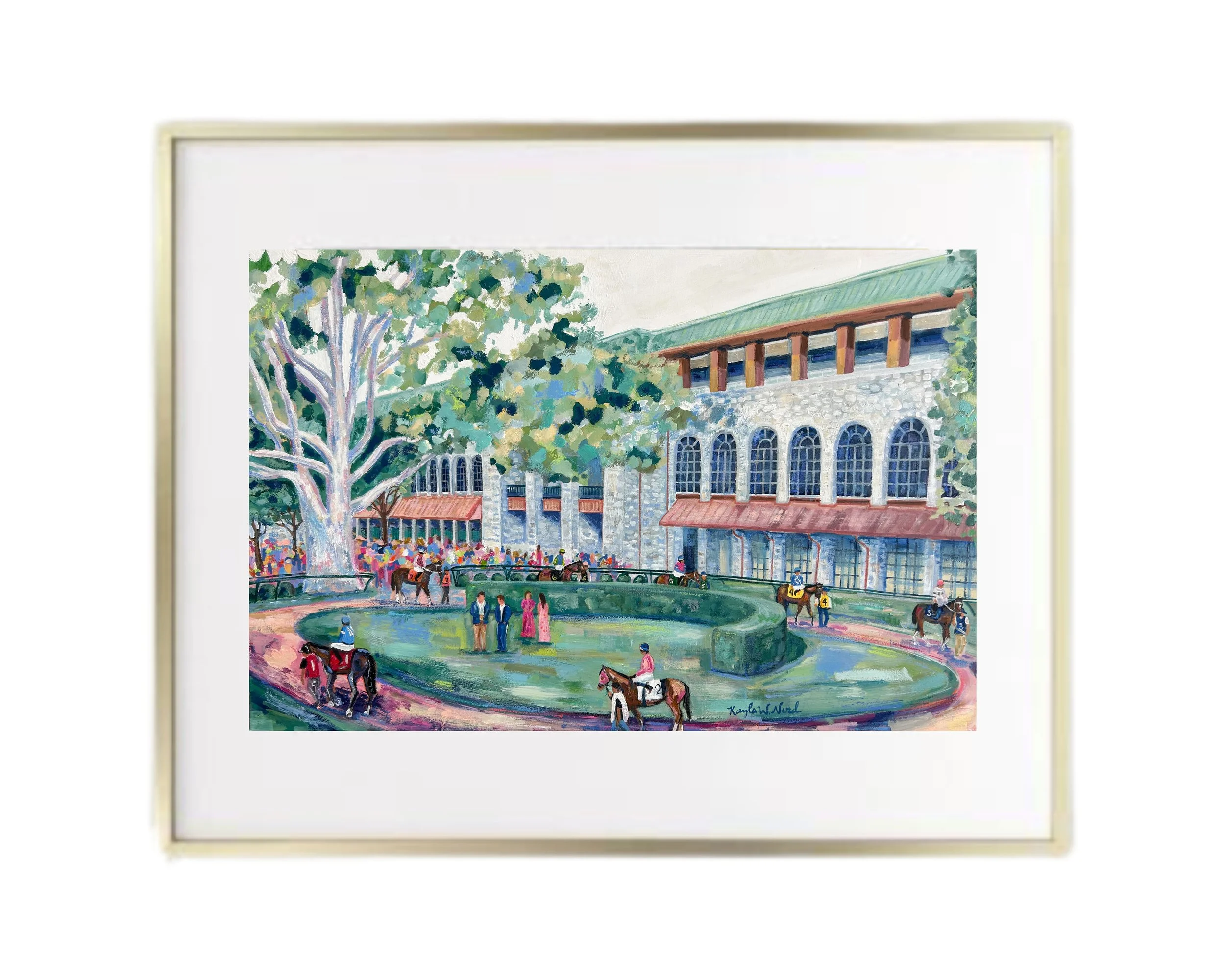 Meet Me in the Paddock Framed .jpg