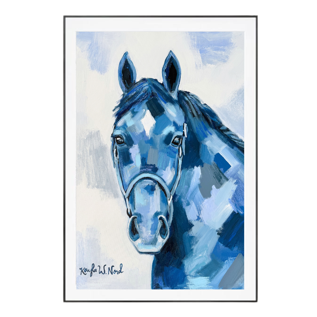 Large Framed "Walter" Print