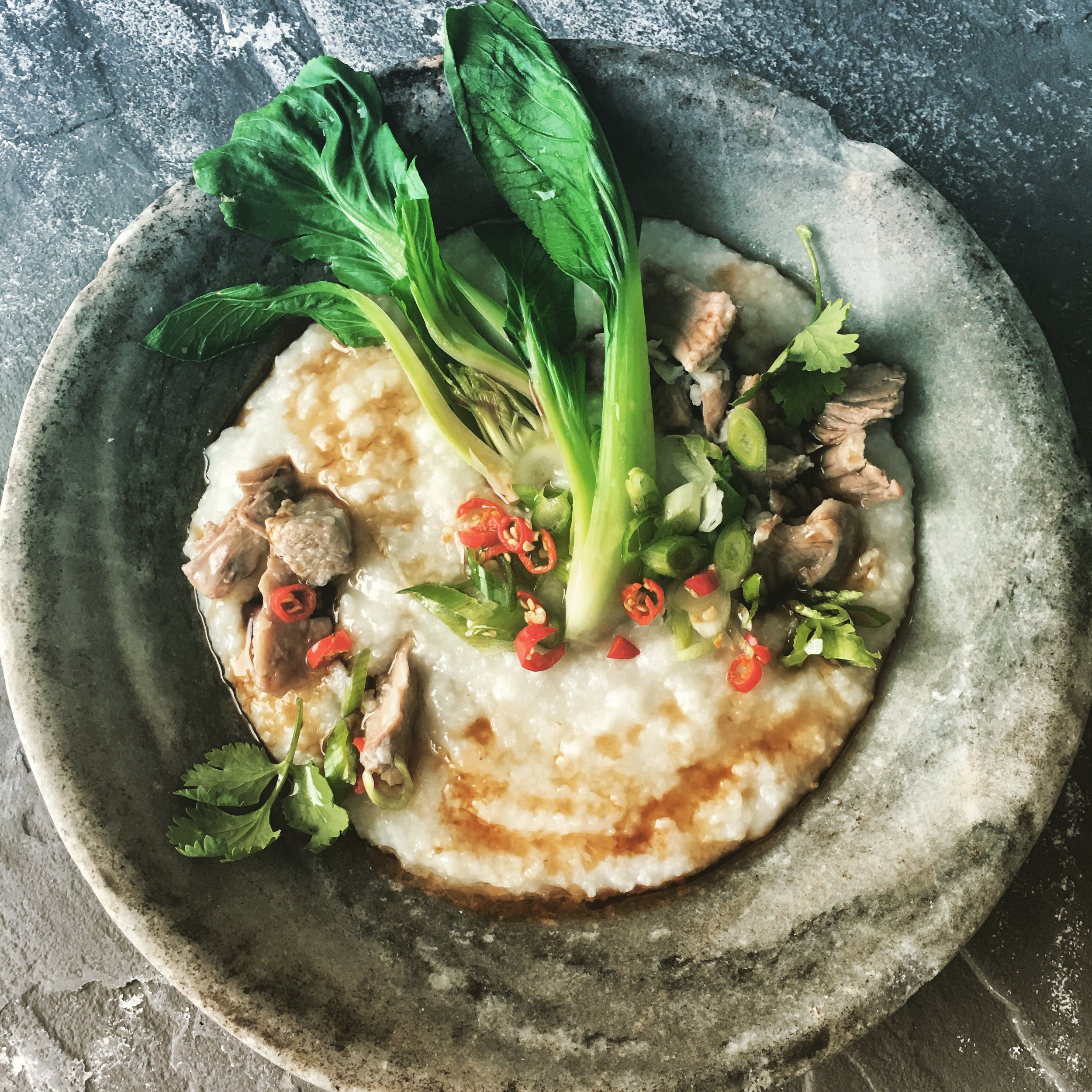 How to Make ham hock congee with pickles — Frankie Fenner Meat Merchants