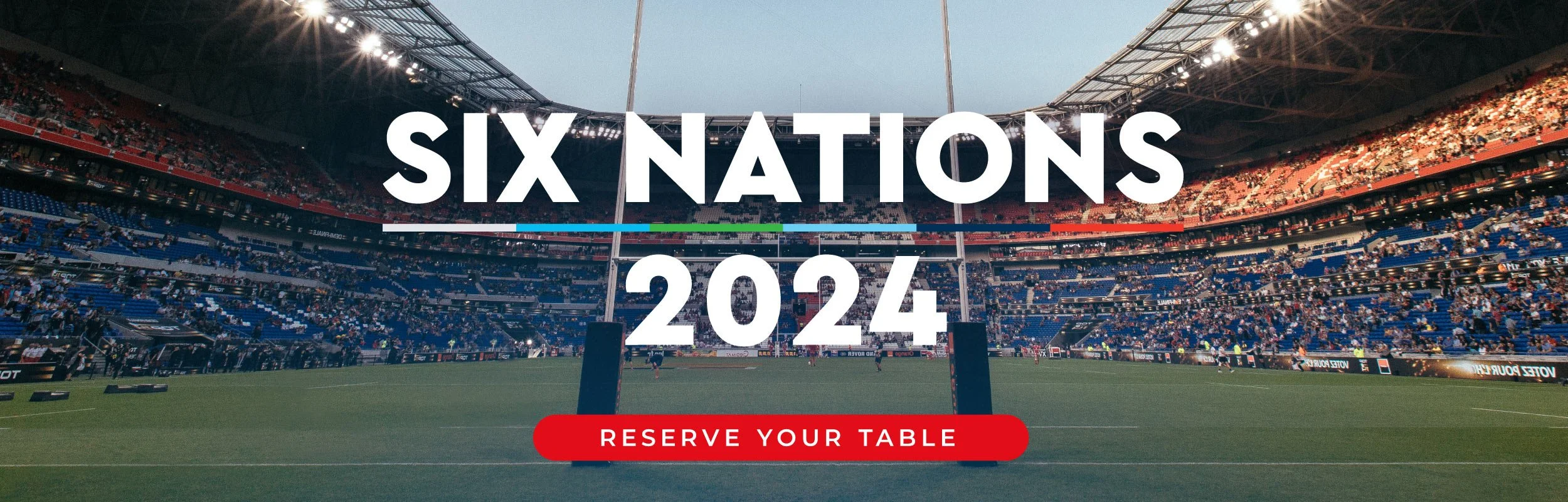 Book your table for the Six Nations Rugby 2024