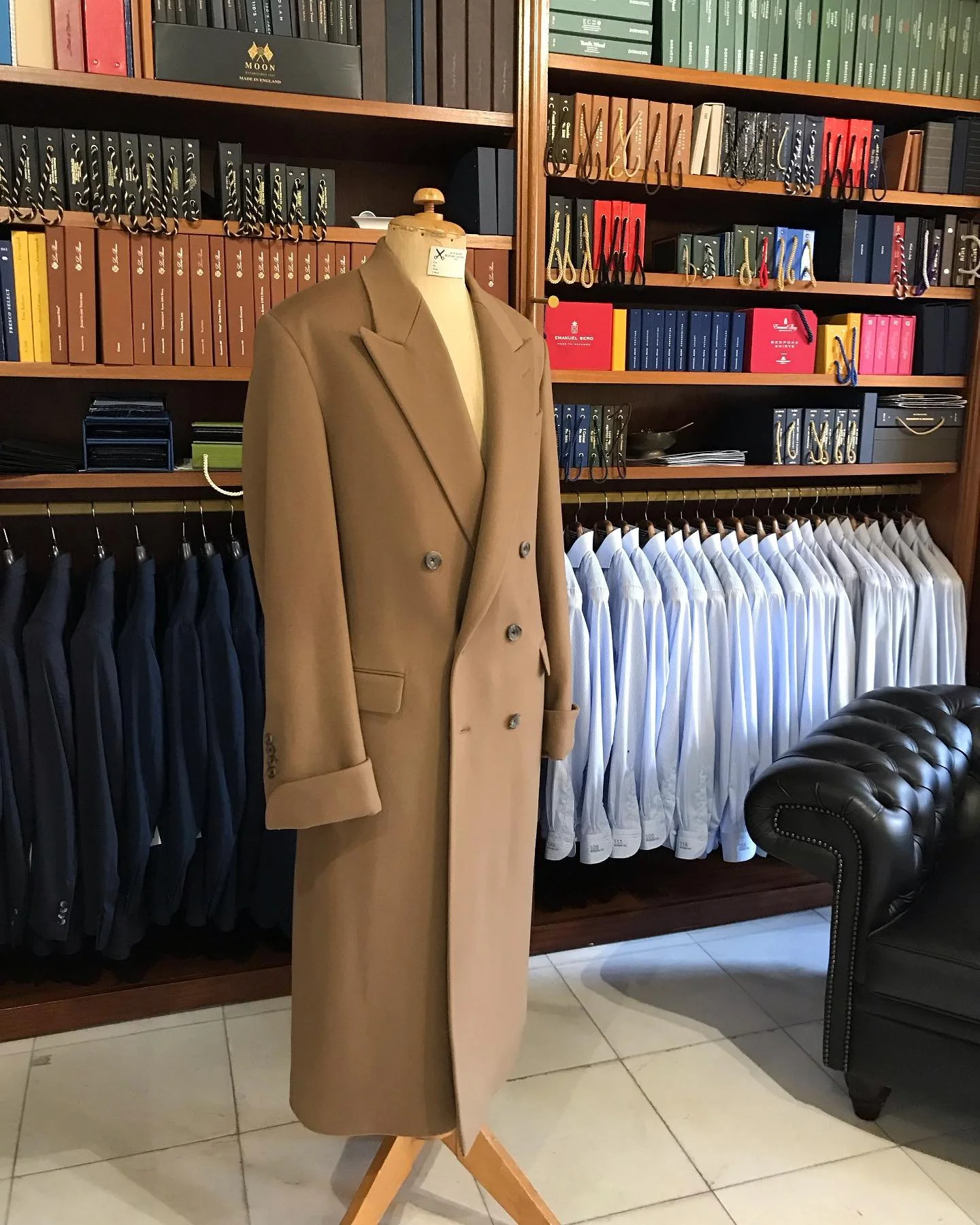 A recent comission for a client. Wool &amp; Cashmere fabric by #loropiana
