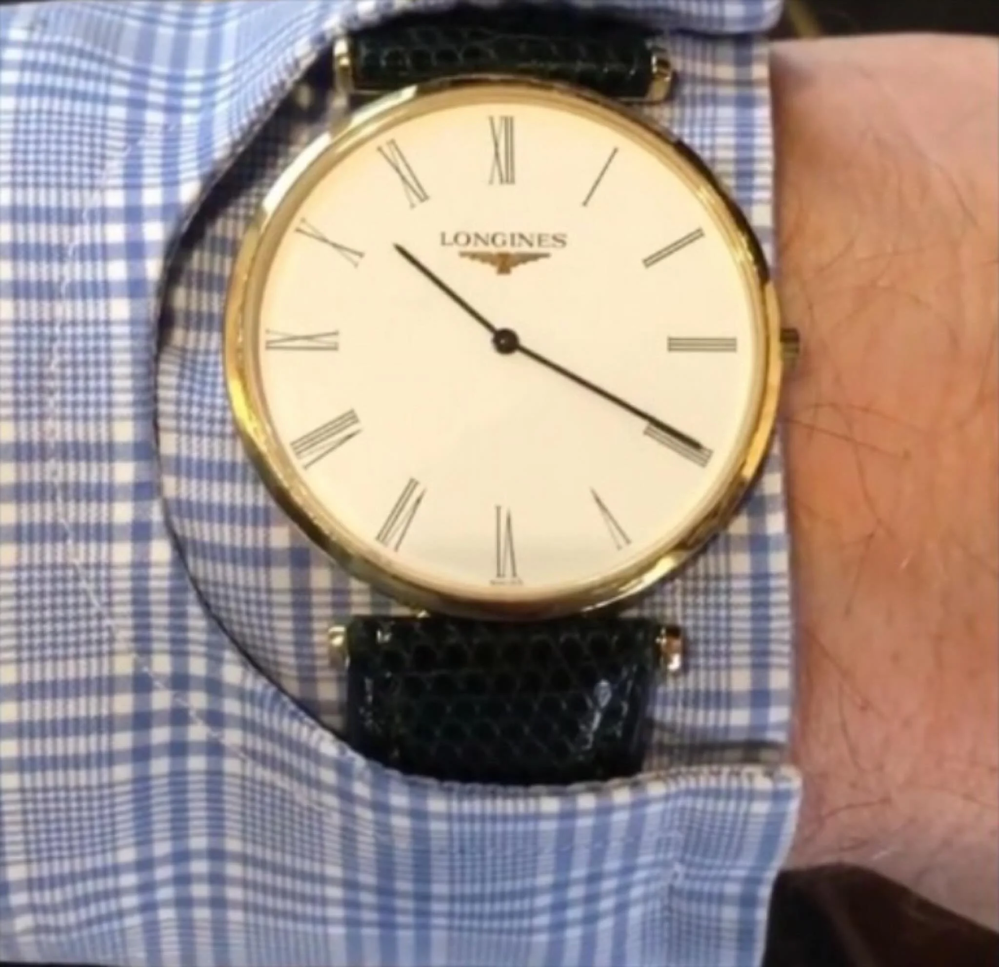 Our famous watch cuff with a vintage Longines