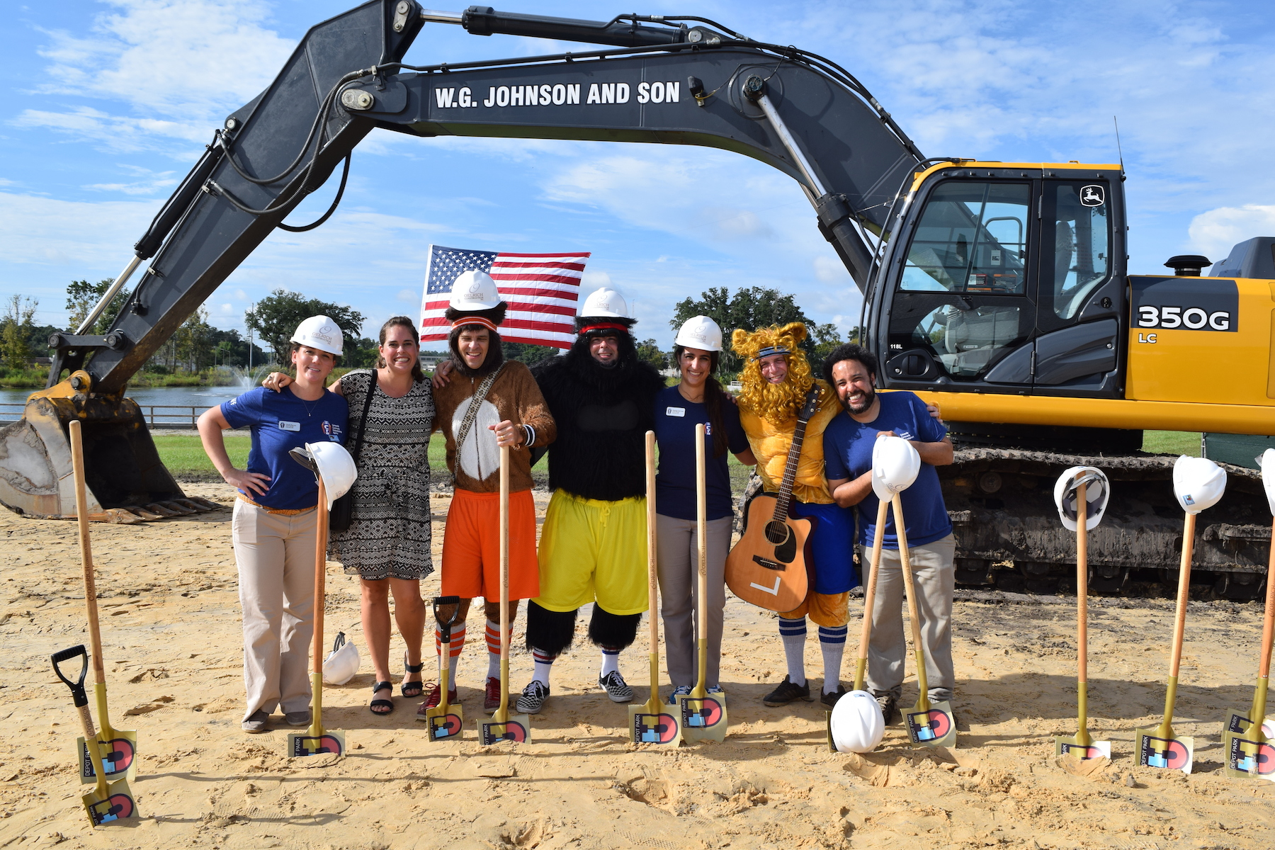 Childrens band Bears and Lions at CRA Depot groundbreaking Sept 2015.jpeg