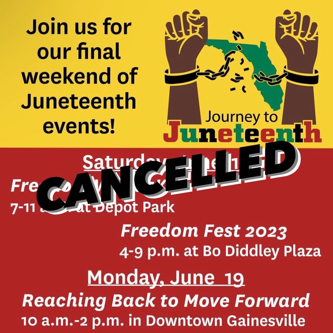 UPDATE: Due to the expectation of inclement weather, the Journey to Juneteenth Freedom Walk has been cancelled. The decision to cancel was made out of an abundance of caution for our community builders, volunteers and neighbors.

Currently, Freedom F