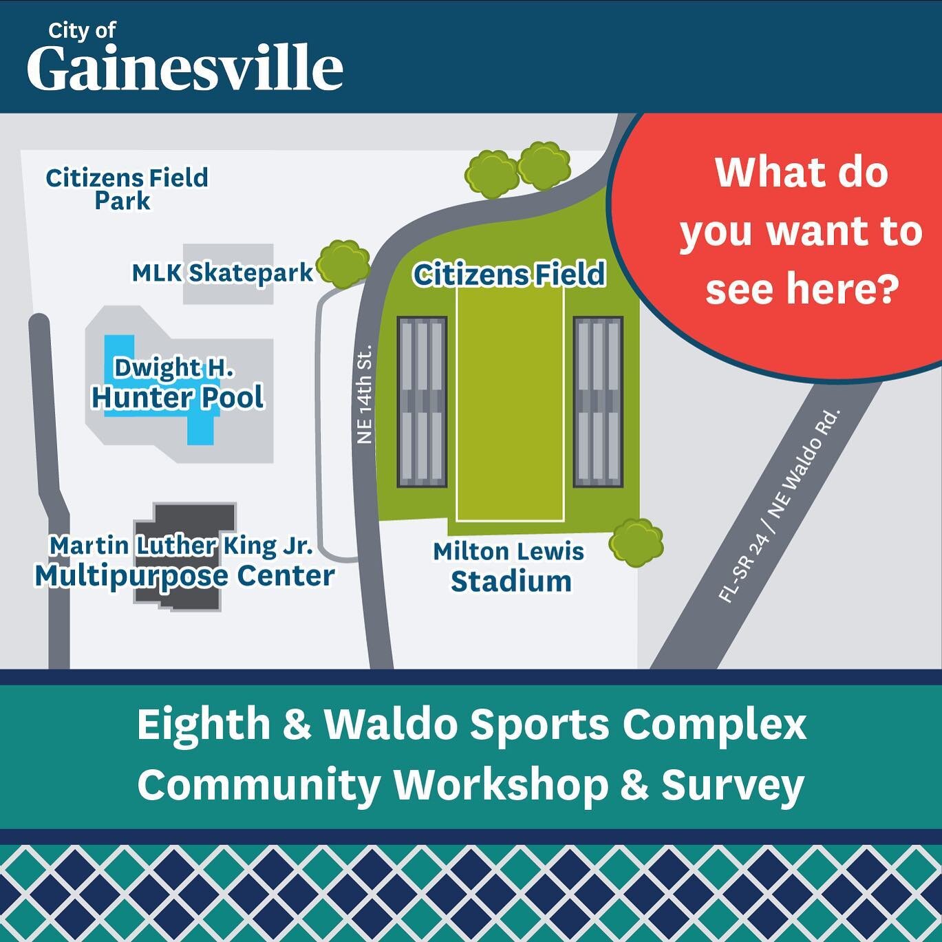 You&rsquo;re invited to share your needs and interests in redeveloping the sports and recreation facilities at the MLK Multipurpose Center and Citizens Field.

Attend a workshop:
Tuesday, July 11, 2023 6 &ndash; 8 p.m.
Wednesday, July 12, 2023 6 &nda