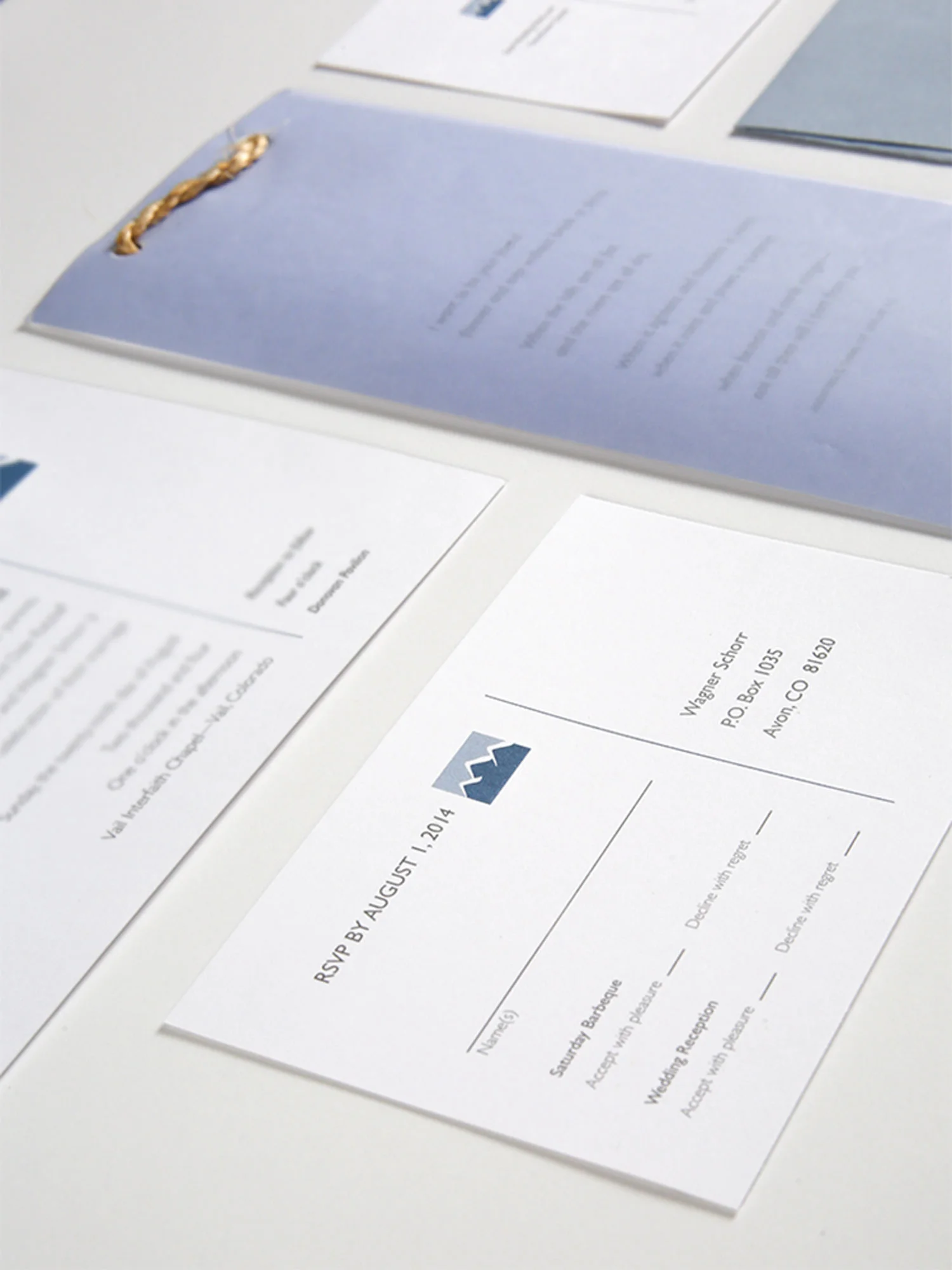 — wedding invitation package —