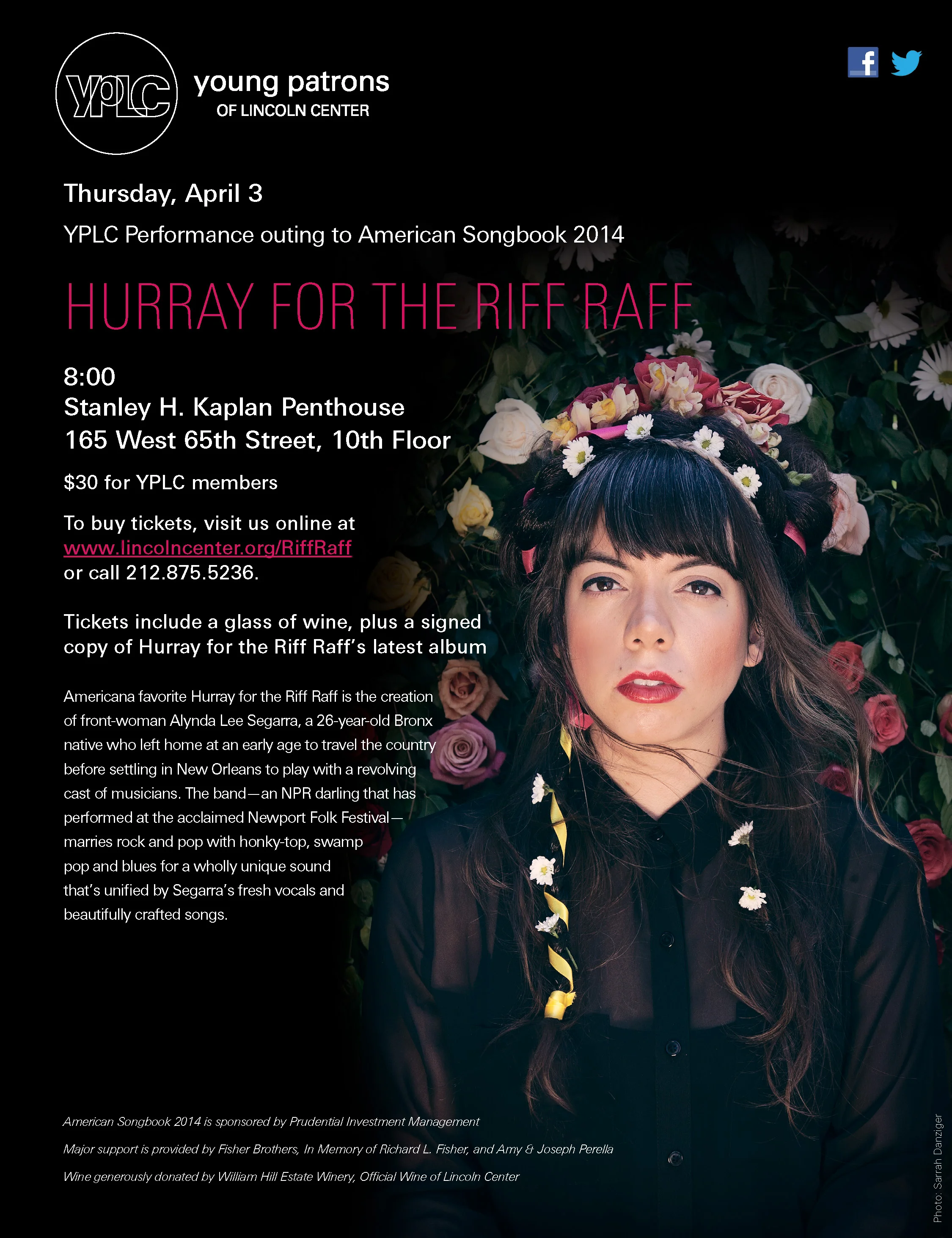 YPLC Performance Outing to American Songbook: Hurray for the Riff Raff