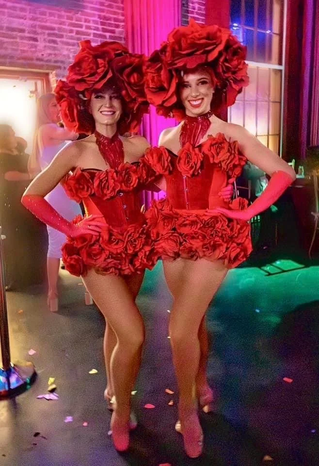 Rose Girl Duo on the Dance Floor in Charleston
