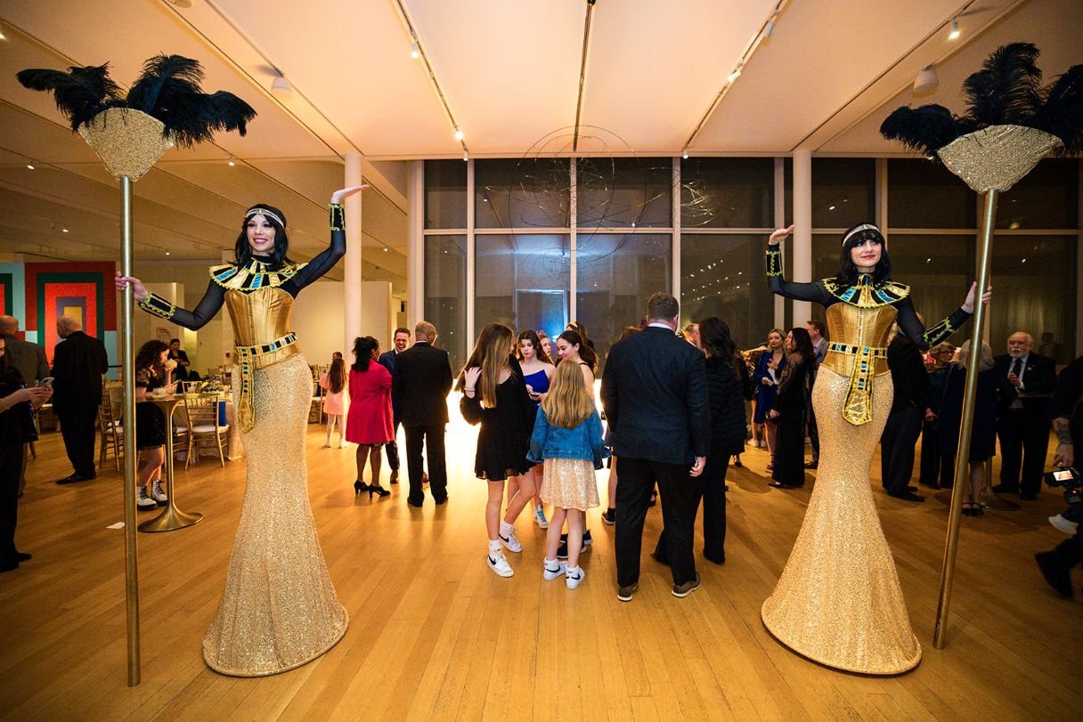 Cleopatra-Inspired Grand Entrance Girls for Ancient Egypt Themed Bat Mitzvah