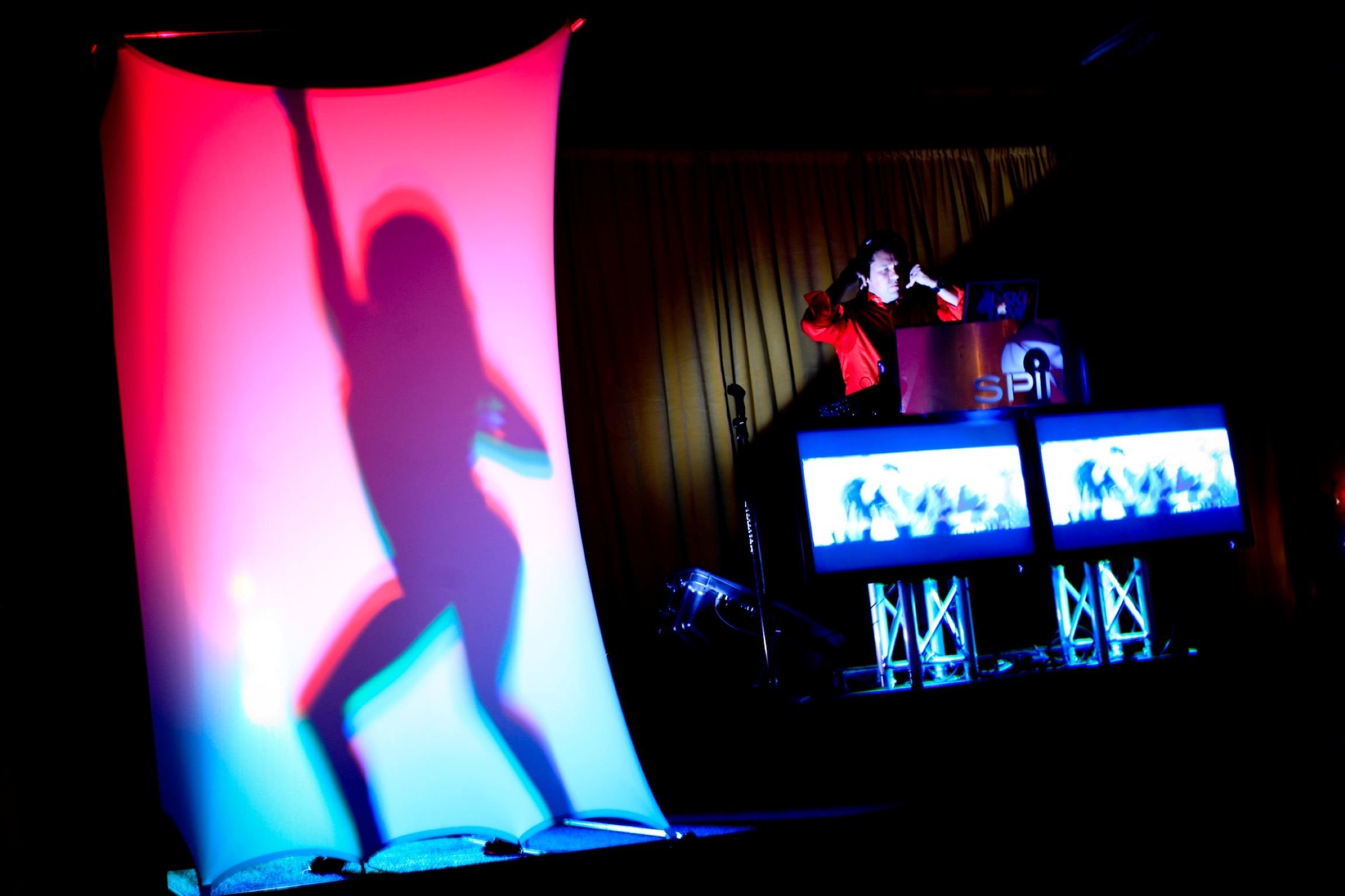 Red, White, and Blue Shadow Box Dancer