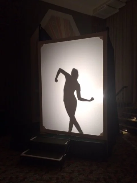 Flexing Shadow Box Dancer in S Pose