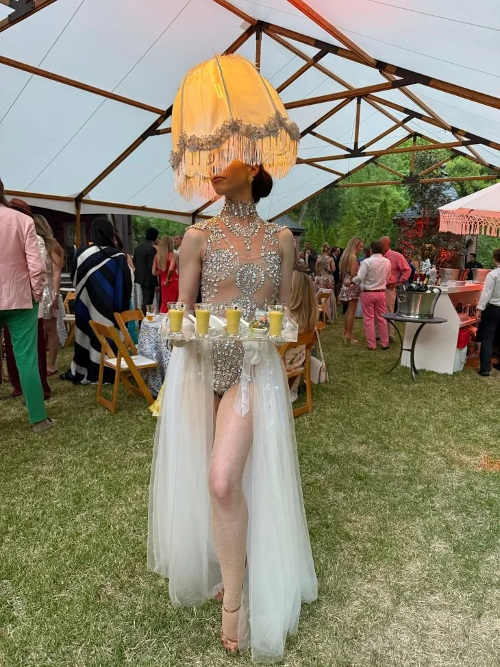 Garden Party Living Luminary Serving Hors D’Oeuvres