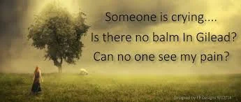 There is a balm, but folks are still sick...