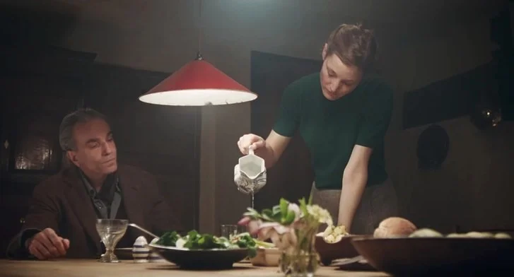 Alma pours some water for her “hungry boy” Reynolds