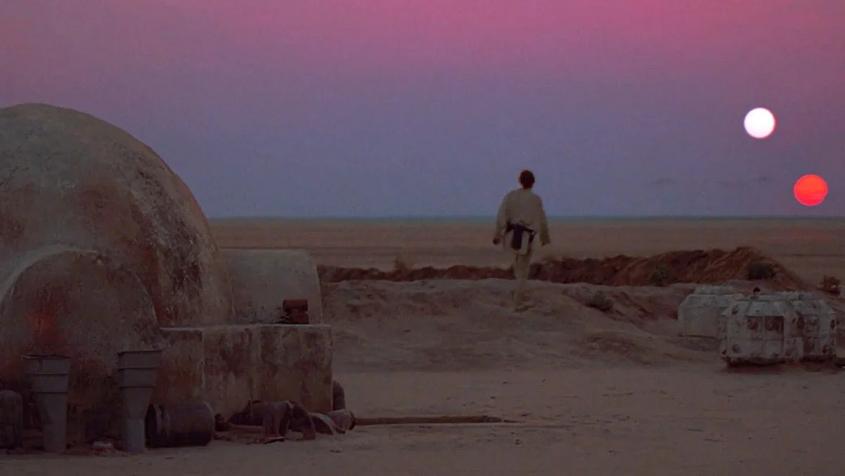 Luke down on the farm