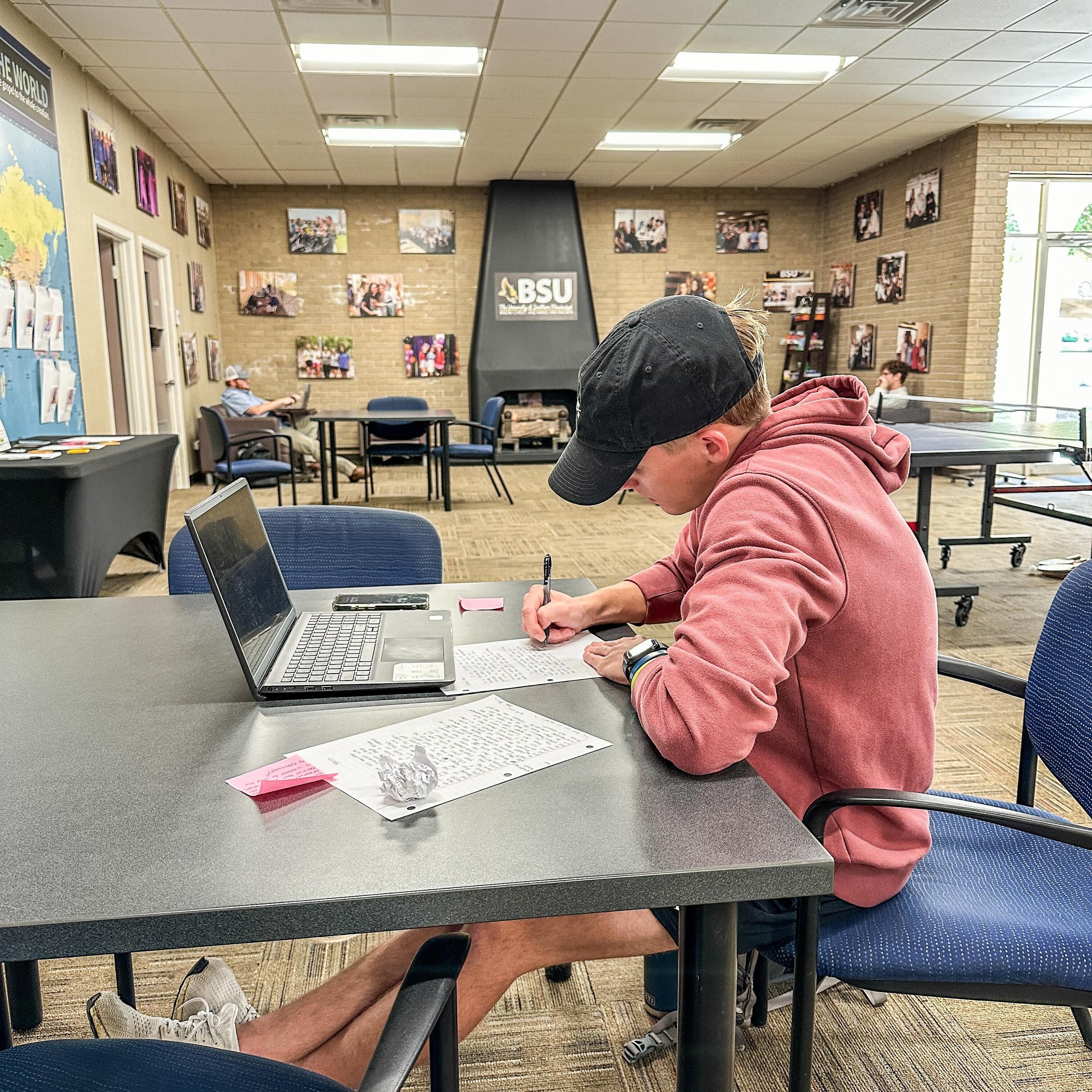 Don&rsquo;t be a sluggard when it comes to preparing for your finals! If you need a place to study the BSU will be open  on weekdays throughout finals. Happy studying!

The soul of the sluggard craves and gets nothing, while the soul of the diligent 