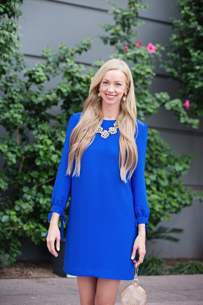 BLUE SHIFT DRESS — With Love and Style