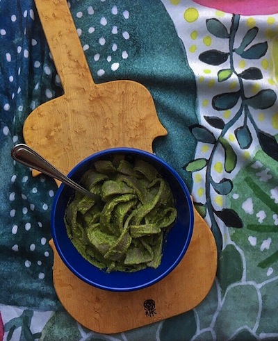 Kick this dish up a notch by making your own pasta! We made pasta for the first time just to complement this incredible sauce.