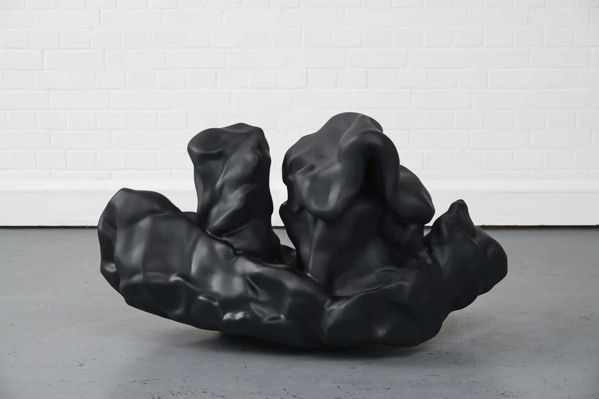 Summa Theologiac VI I , CNC milled SikaBlock finished in Black, 55x110x63 cm, Augustine Carr 2018