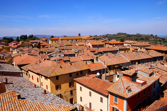 Panoramic of Chiusi, Italy Photo credit: Wikipedia