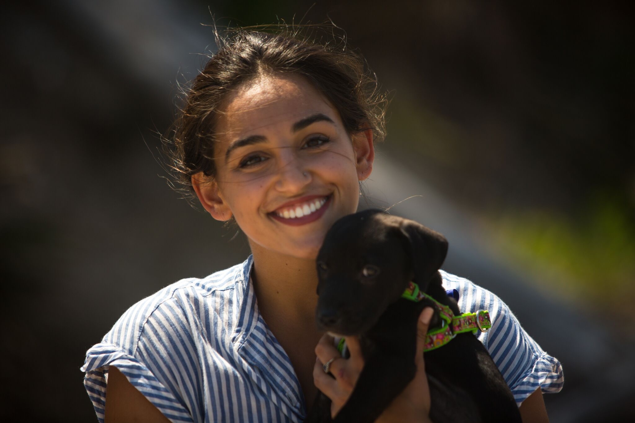 Jordan and her dog, AndiE