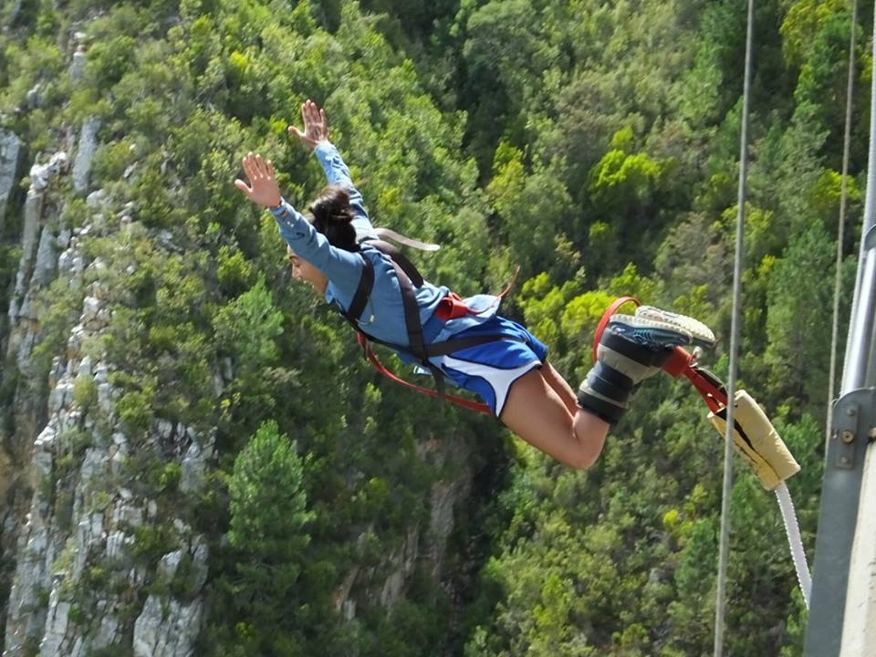 Me jumping off of Bloukrans Bridge 