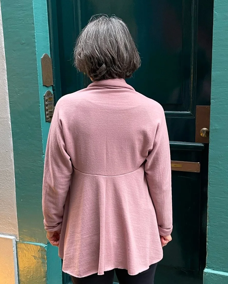 Circle Jacket in Dusky Pink