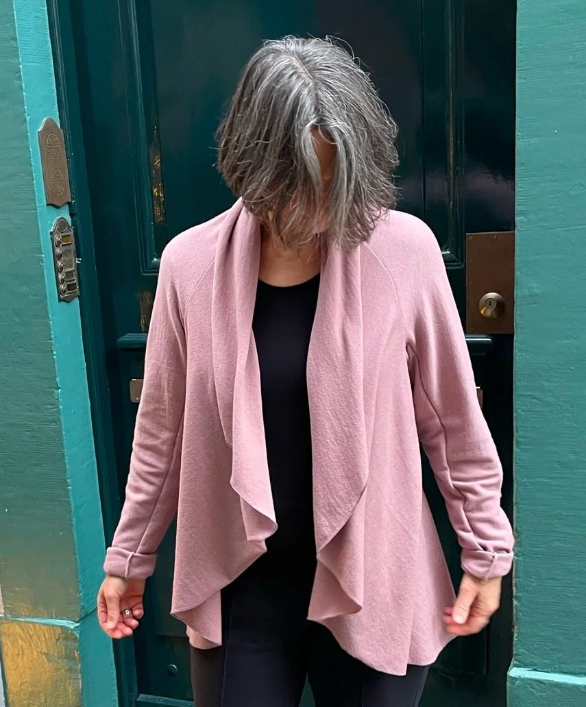 Circle Jacket in Dusky Pink for womens