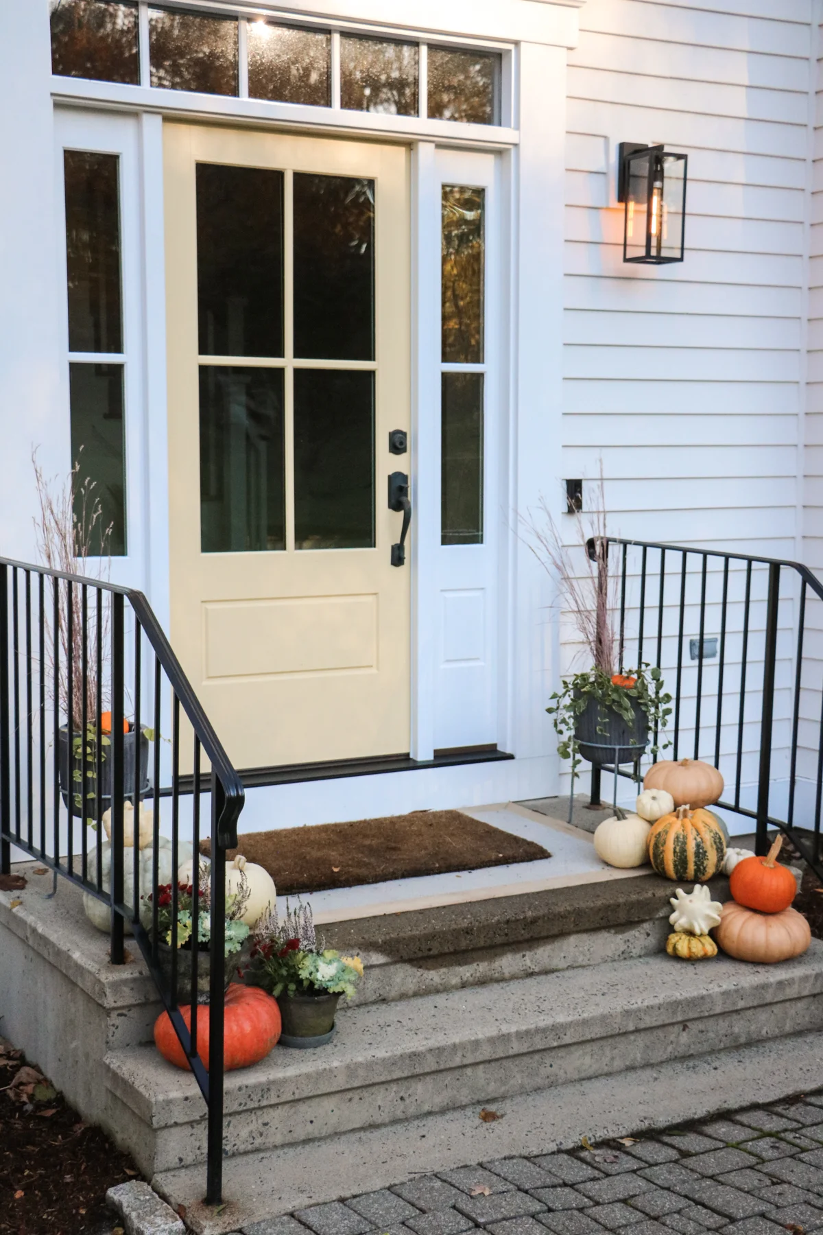 Our Fall Front Porch + Tips to Get an Organic Look