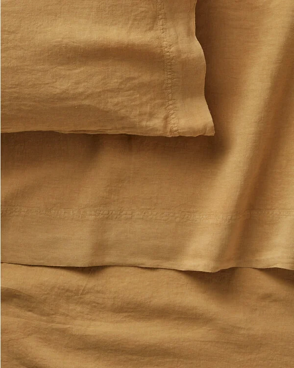 Solid Relaxed Linen Duvet Cover