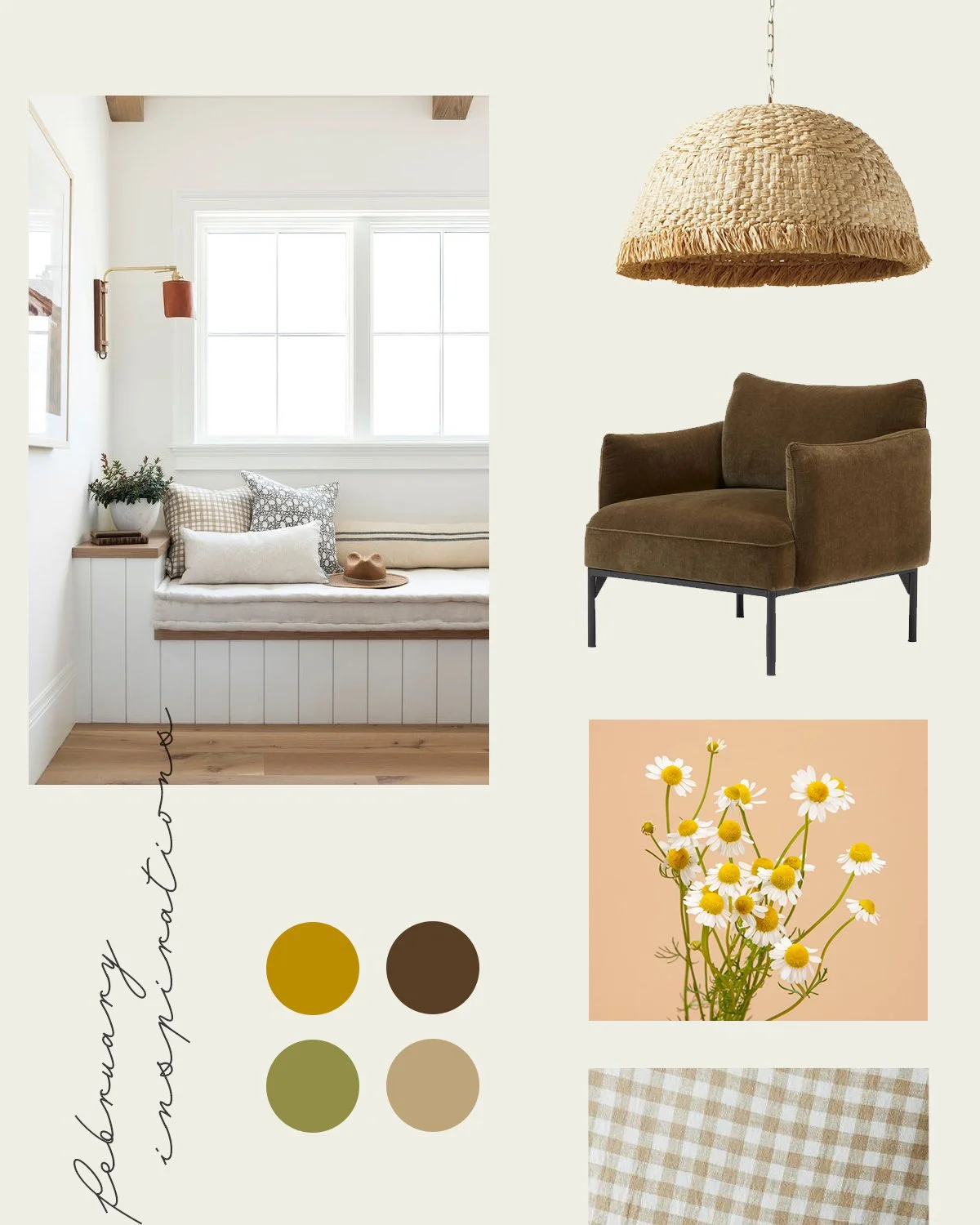 February Mood Board &amp; 5 Things