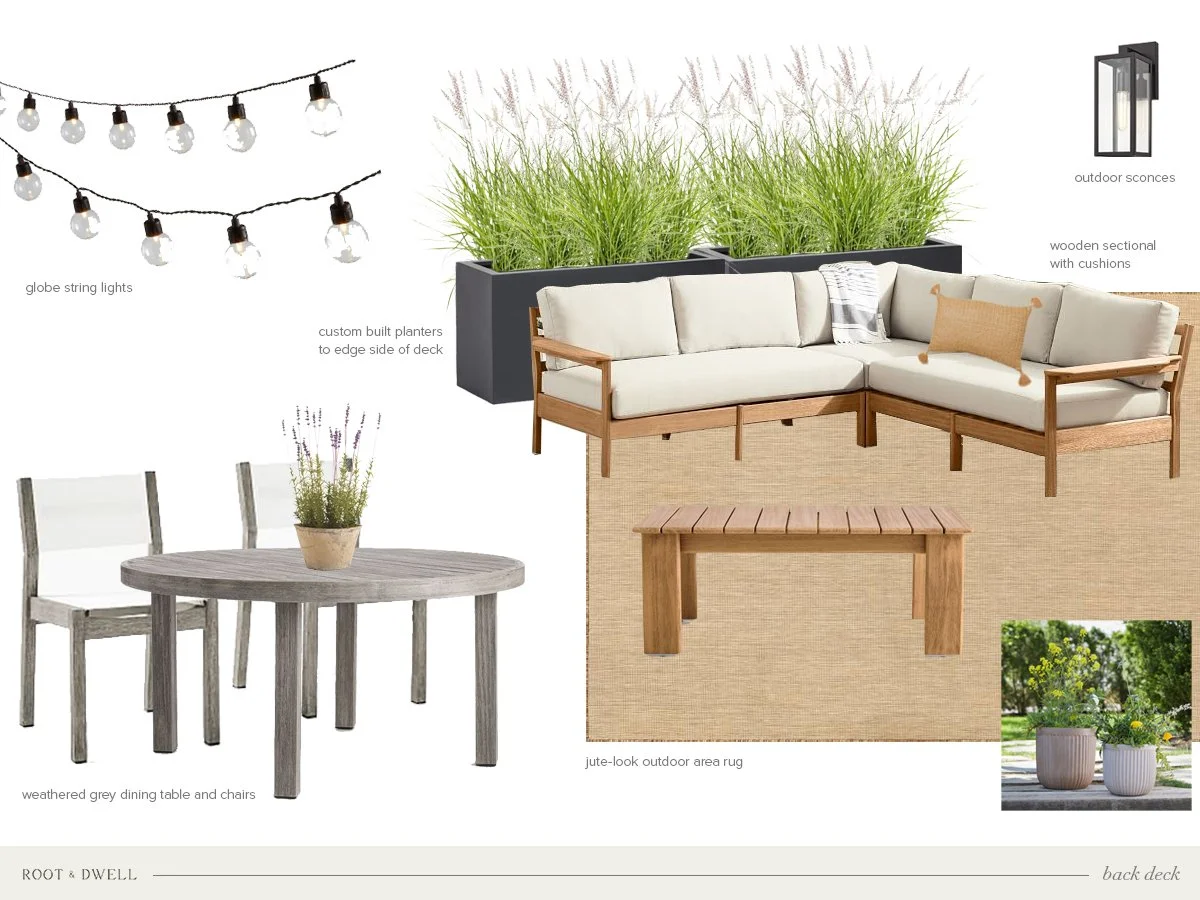 Our Back Deck Decorating Plans