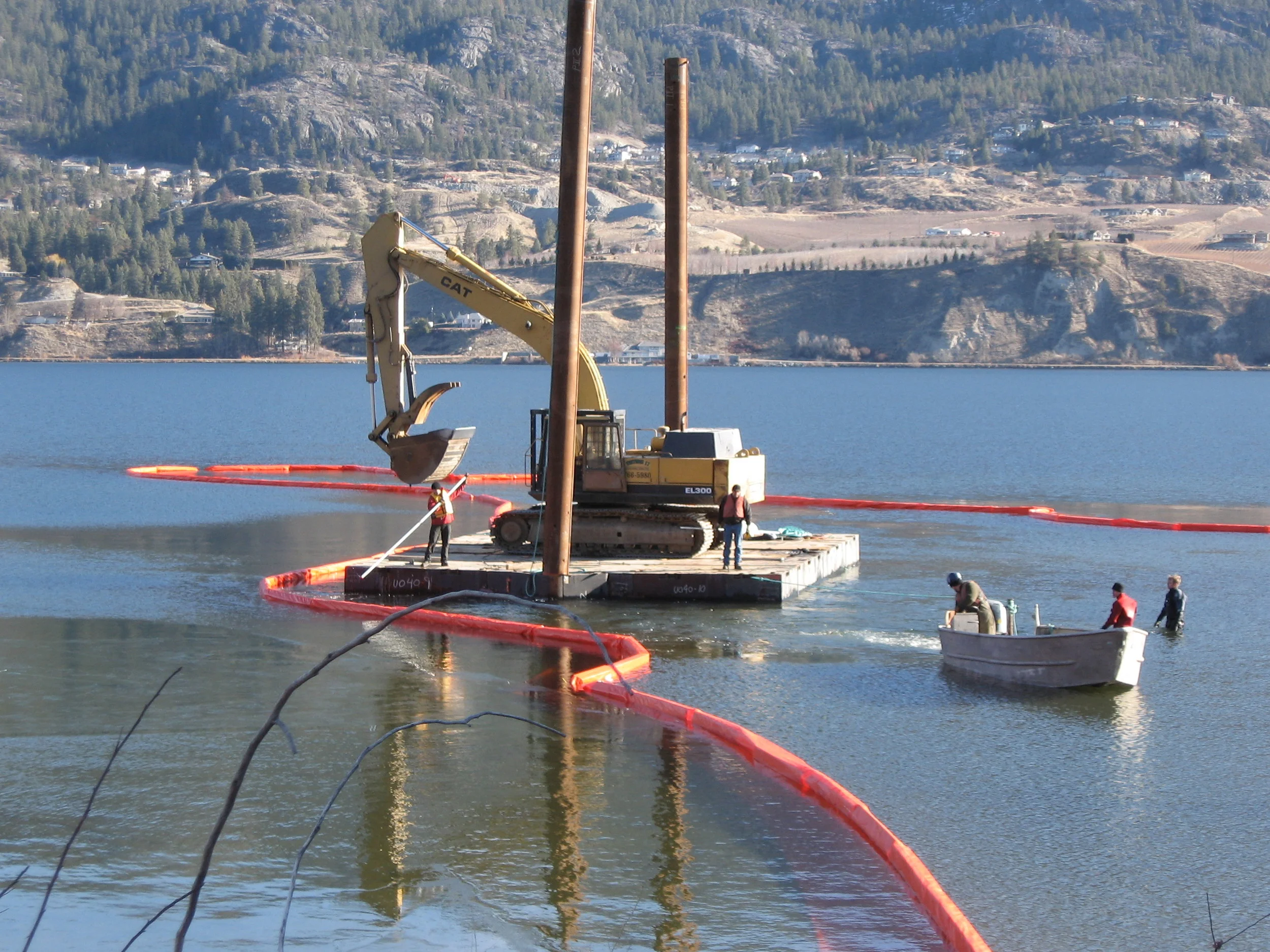  EXCAVATING FOR NEW INTAKE 