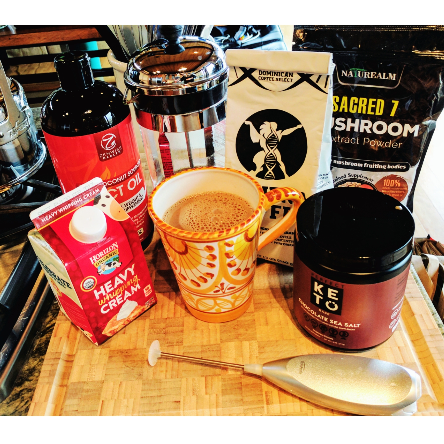 My Elevated Coffee with BHB & MCT Oils