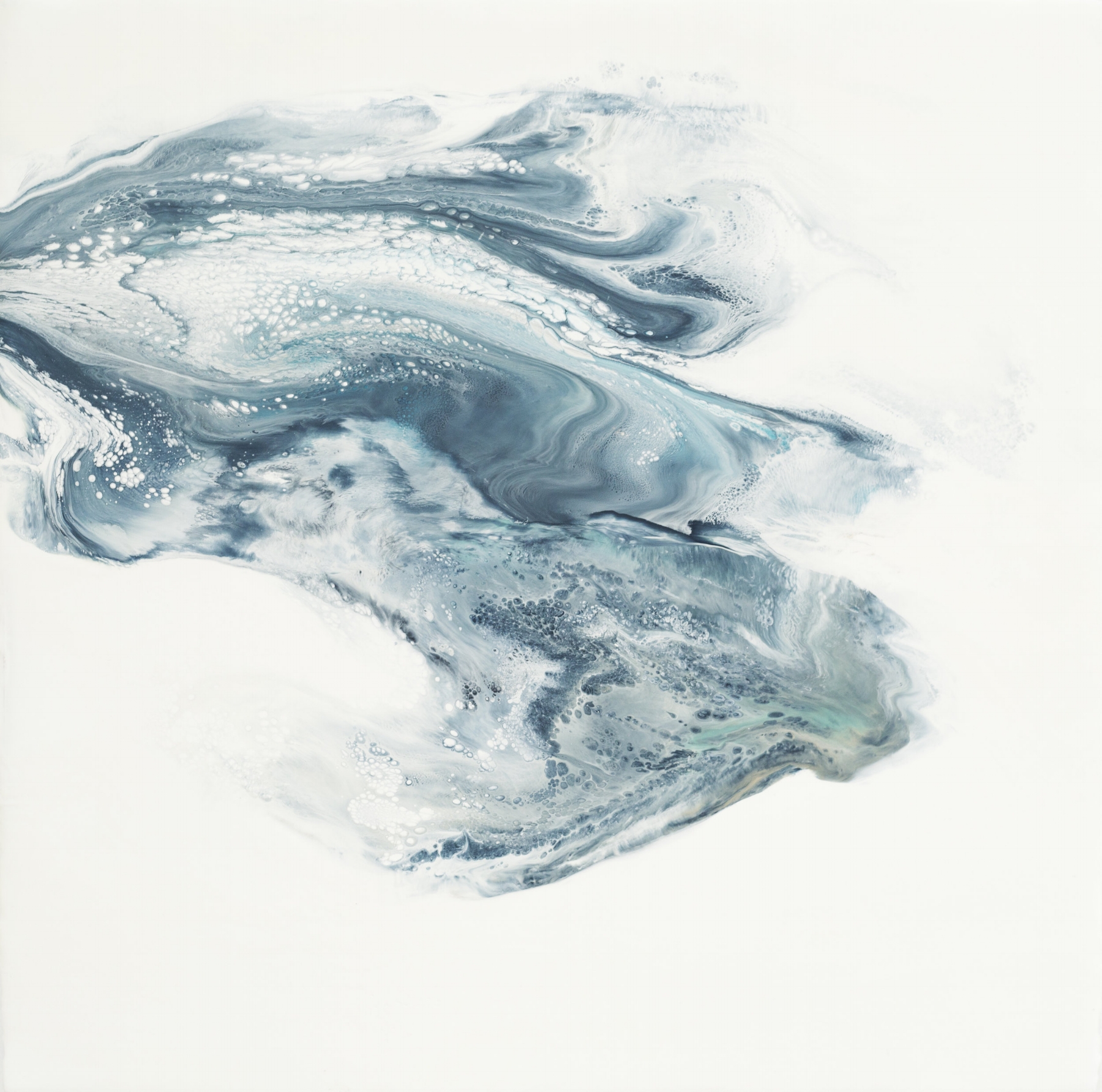 The Last Time I Let You, 2017 Encaustic 24"x24" SOLD